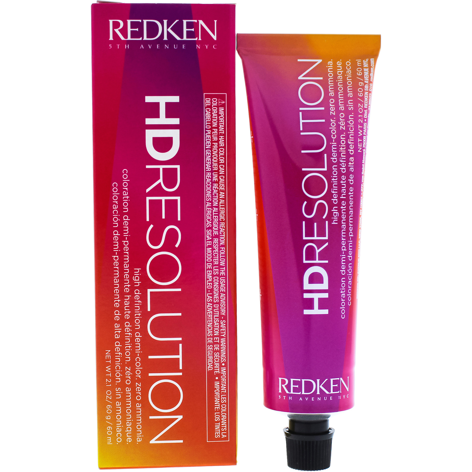 HD Resolution Haircolor - 7.03 Natural-Gold by Redken for Unisex - 2.1 oz Hair Color