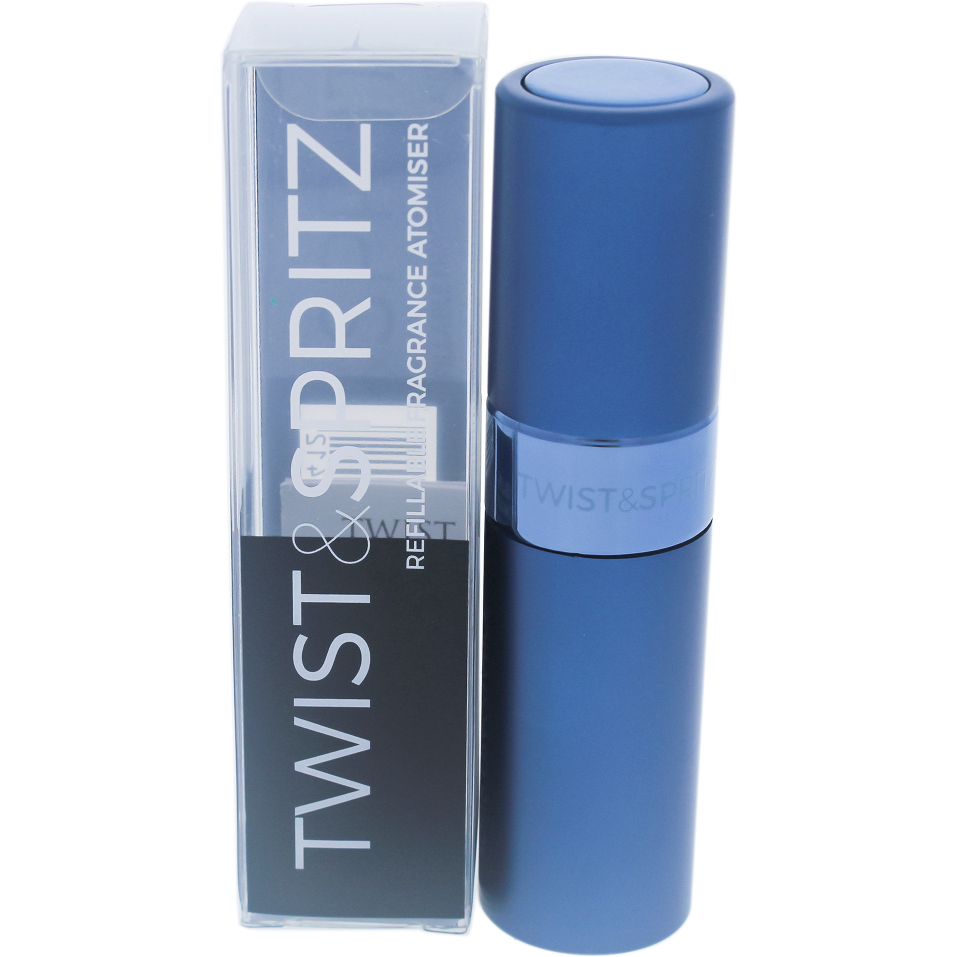 Twist and Spritz Atomiser - Blue by Twist and Spritz for Women - 8 ml Refillable Spray (Empty)