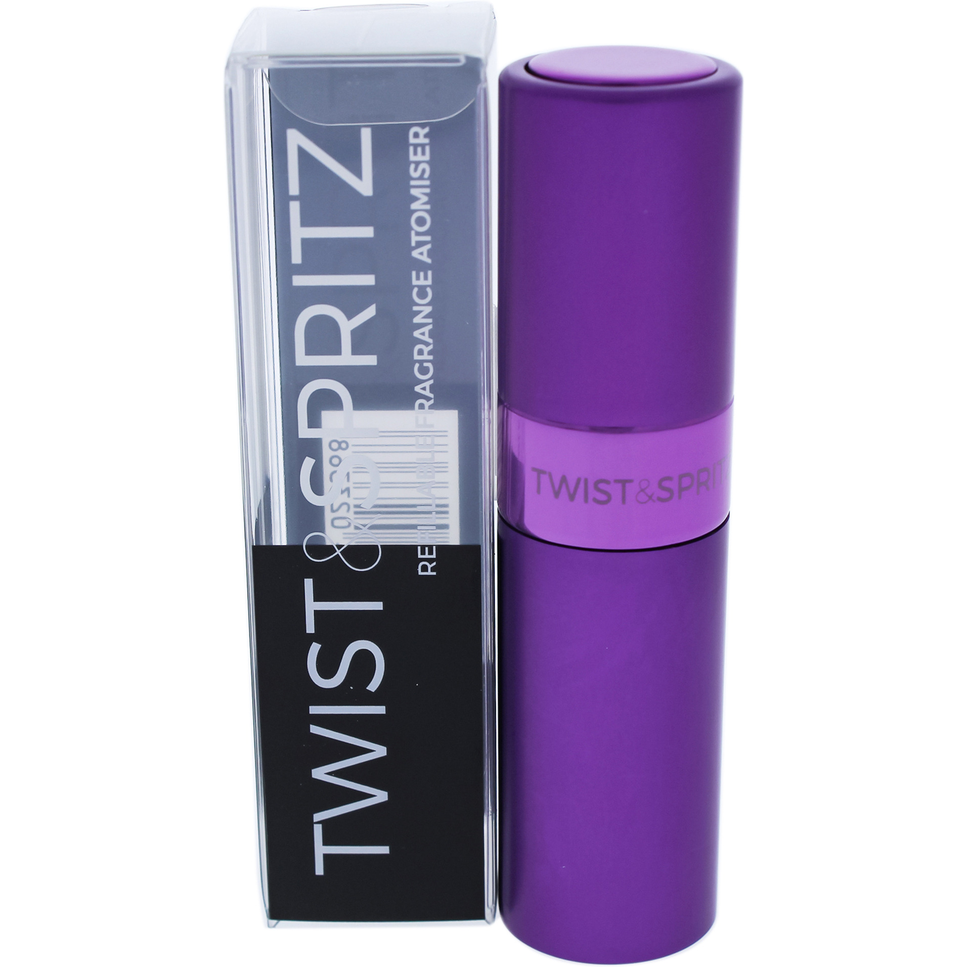 Twist and Spritz Atomiser - Purple by Twist and Spritz for Women - 8 ml Refillable Spray (Empty)