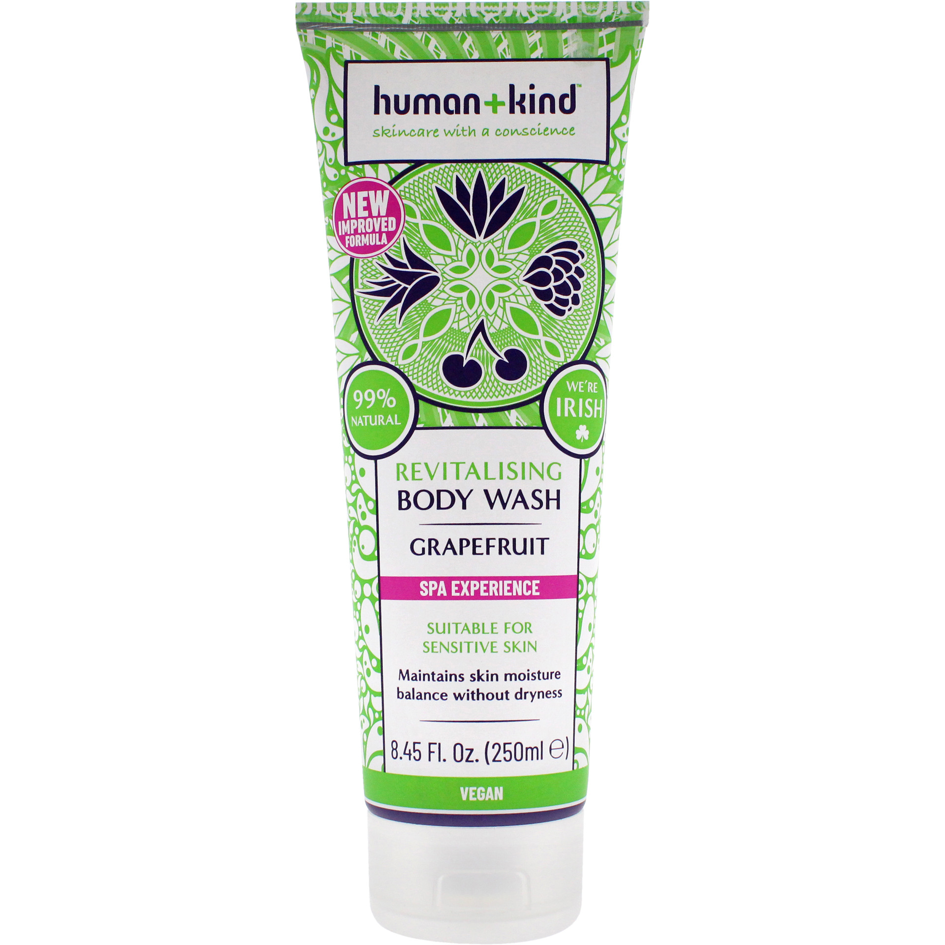 Revitalizing Body Wash - Grapefruit by Human+Kind for Unisex - 8.45 oz Body Wash