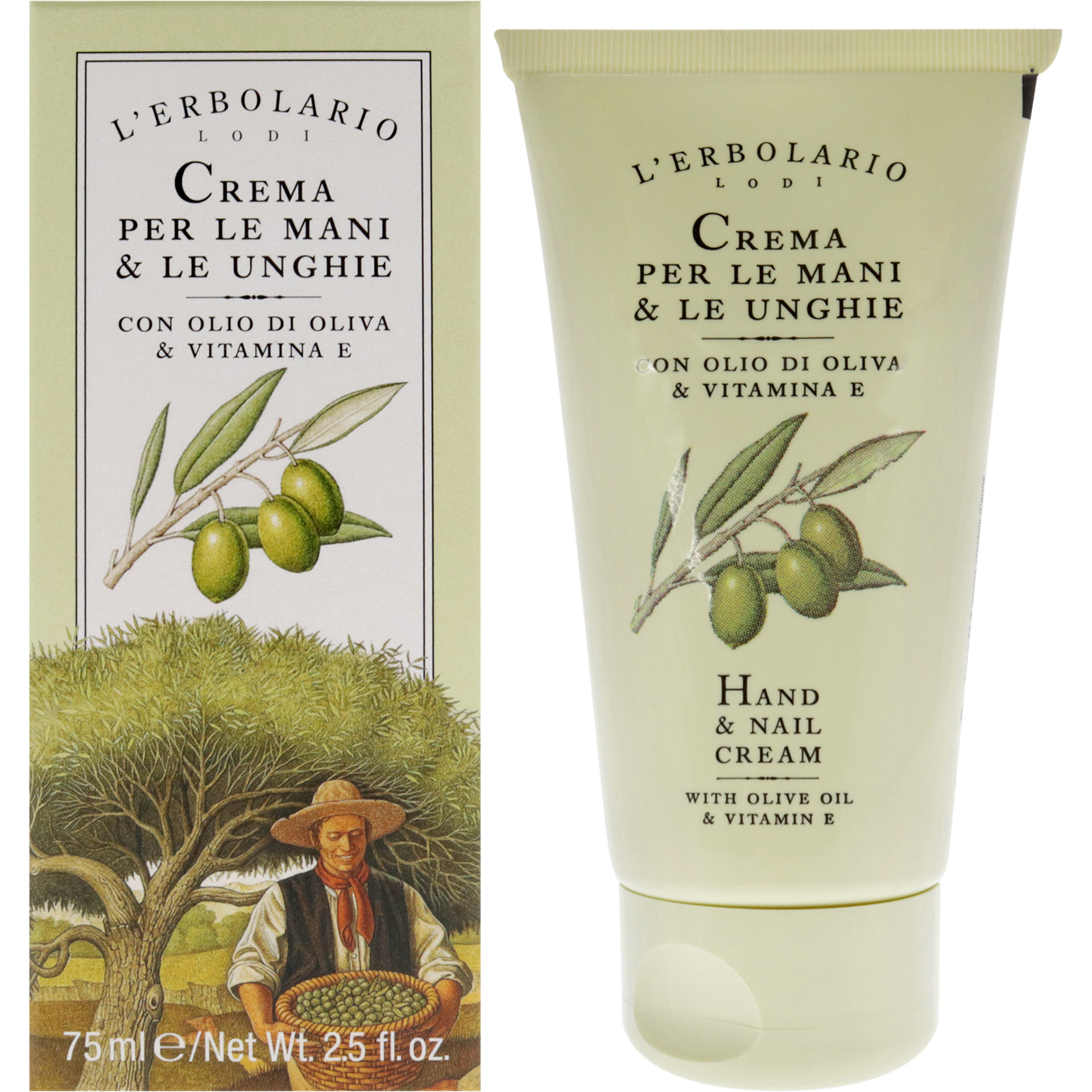 Hand and Nail Cream by LErbolario for Unisex - 2.5 oz Cream