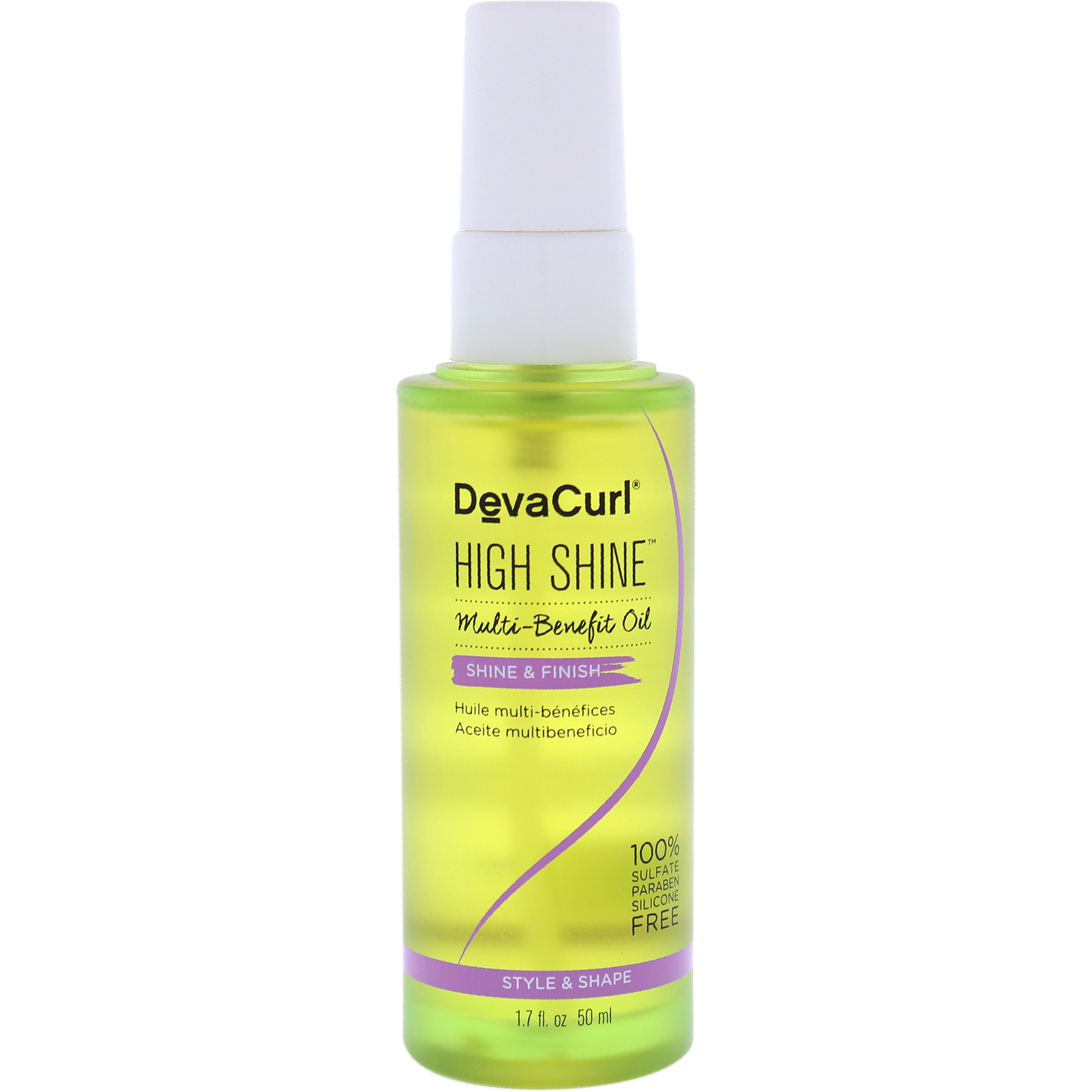 DevaCurl High Shine Multi Benefit Oil by DevaCurl for Unisex - 1.7 oz Oil