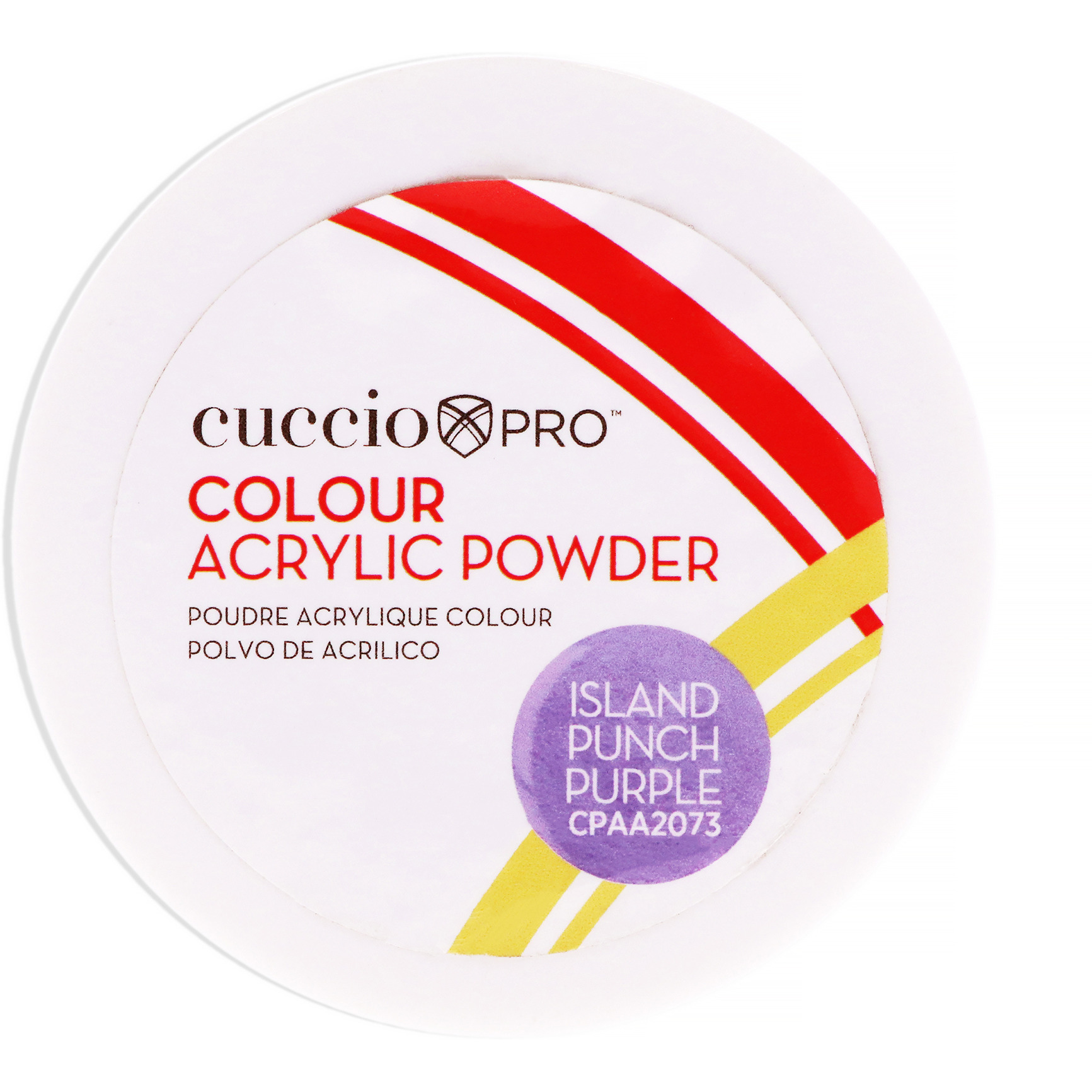Colour Acrylic Powder - Island Punch Purple by Cuccio PRO for Women - 1.6 oz Acrylic Powder