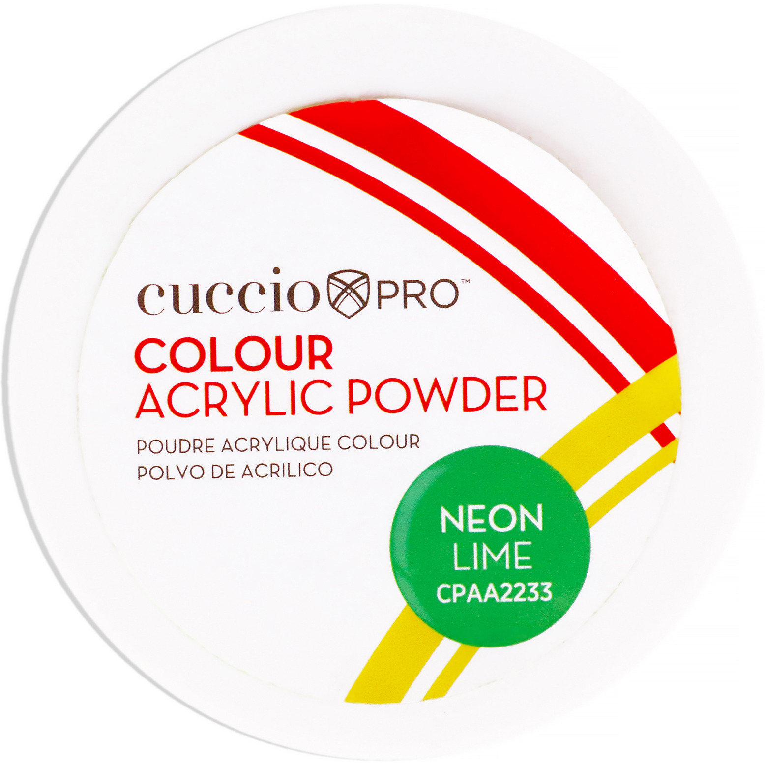 Colour Acrylic Powder - Neon Lime by Cuccio PRO for Women - 1.6 oz Acrylic Powder