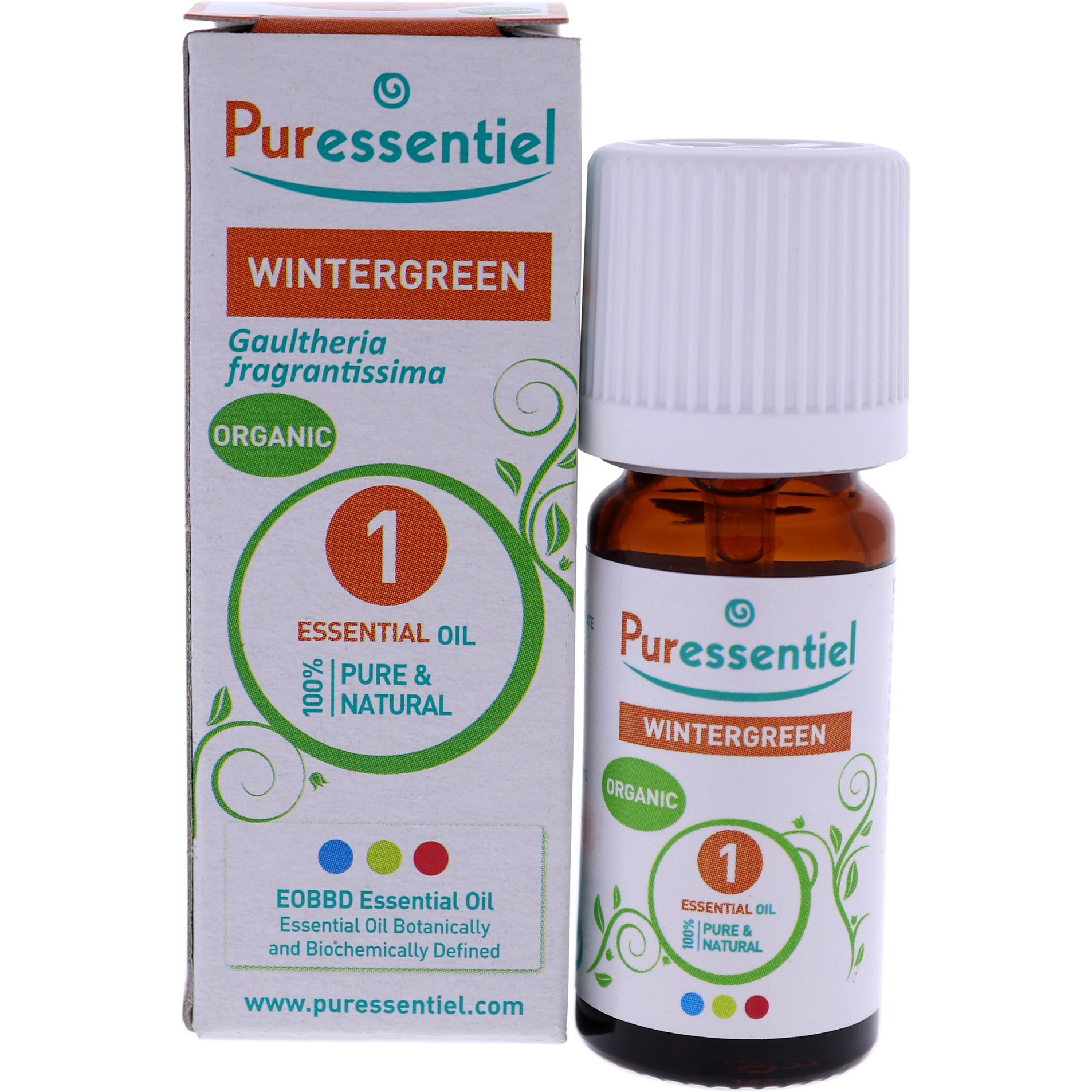 Organic Essential Oil - Wintergreen by Puressentiel for Unisex - 0.3 oz Oil