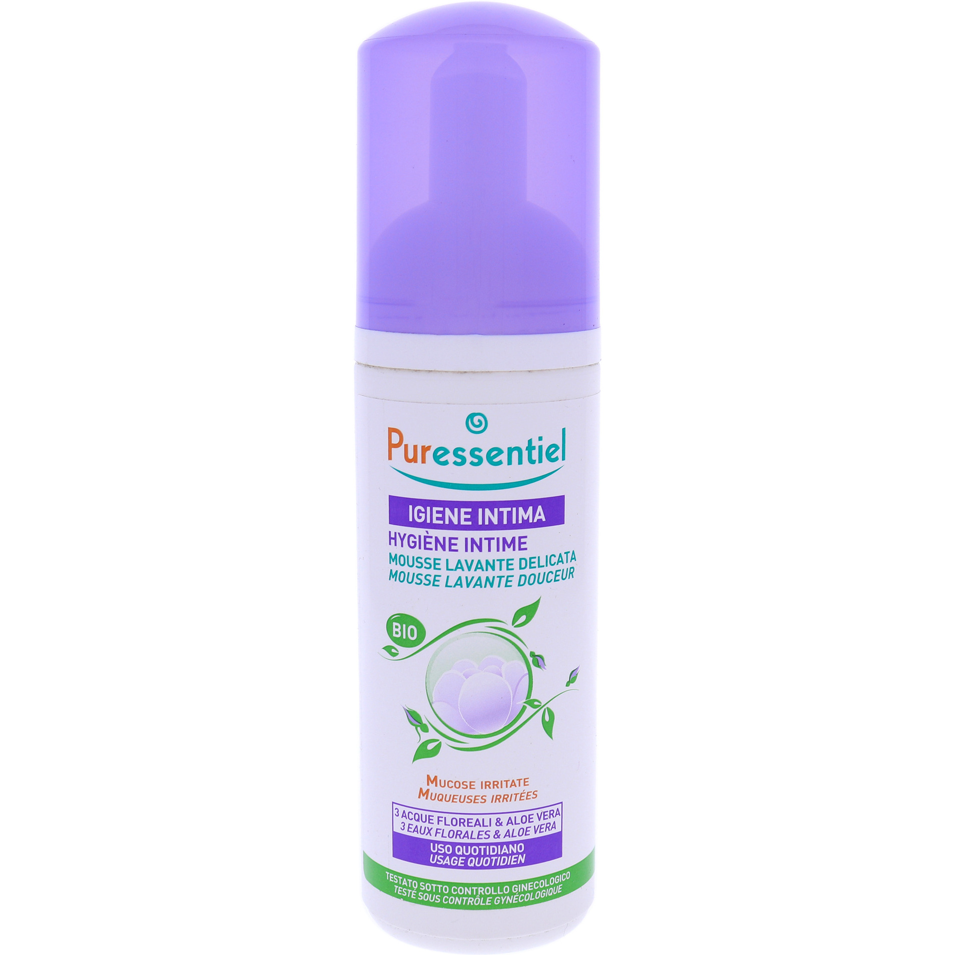 Intimate Hygiene Gentle Cleansing Foam by Puressentiel for Women - 5.5 oz Foam