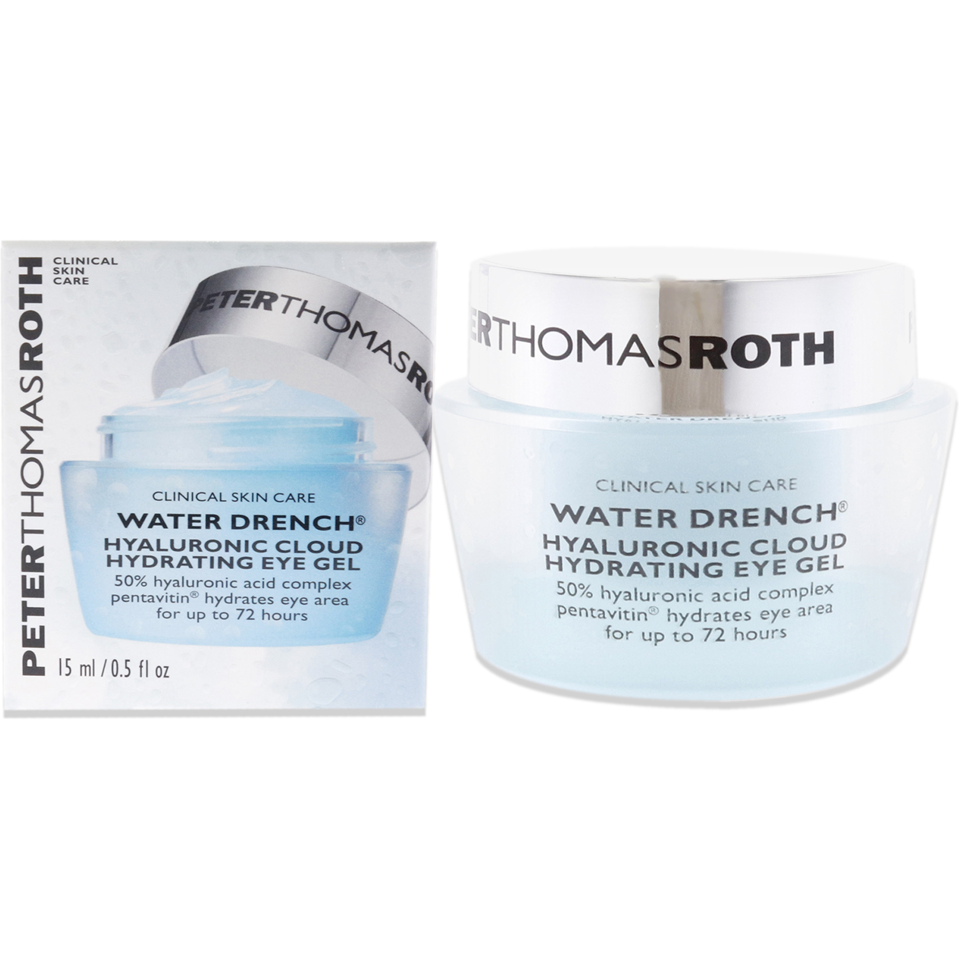 Water Drench Hyaluronic Cloud Hydrating Eye Gel by Peter Thomas Roth for Unisex - 0.5 oz Gel