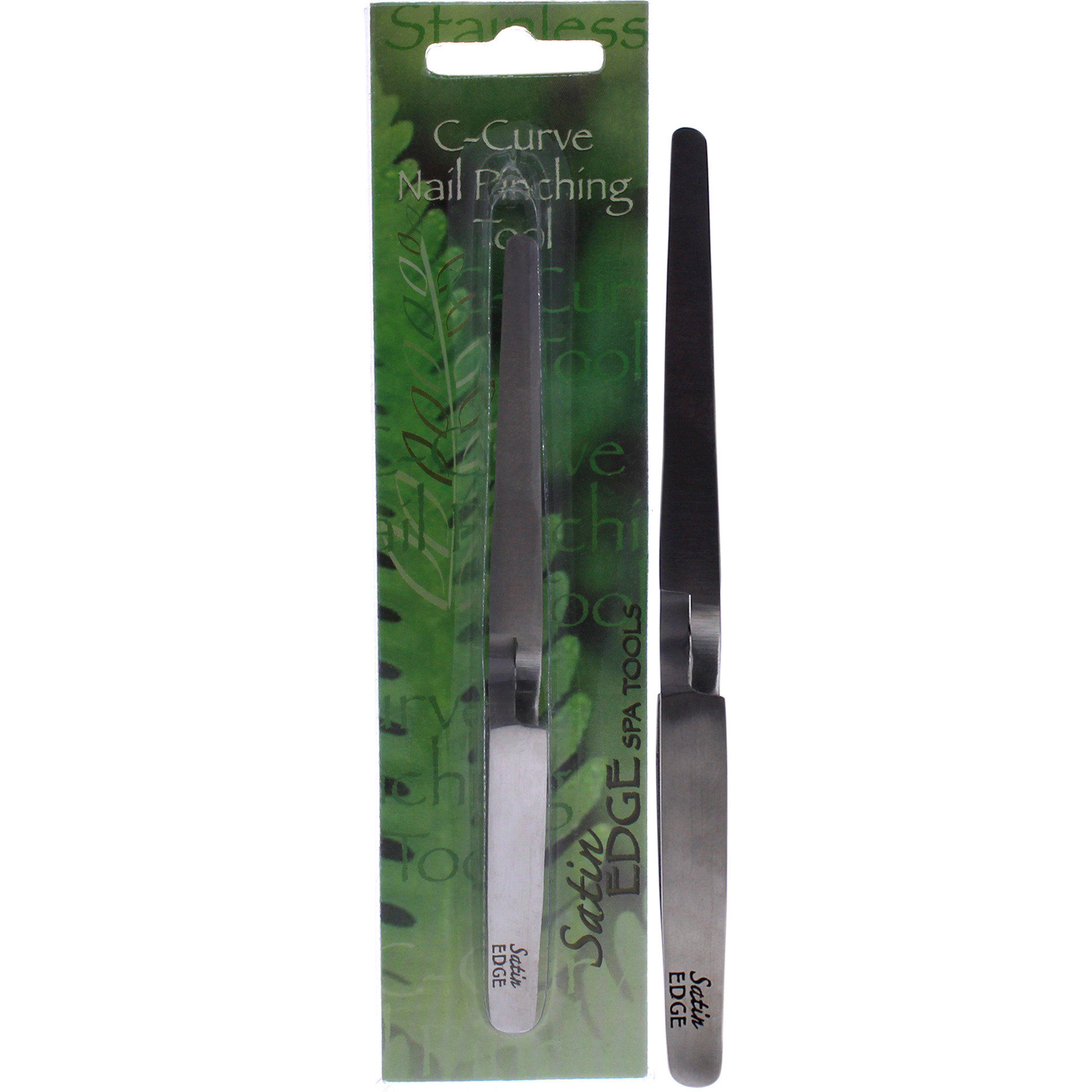 C-Curve Nail Pinching Tool by Satin Edge for Unisex - 1 Pc Cuticle Pusher