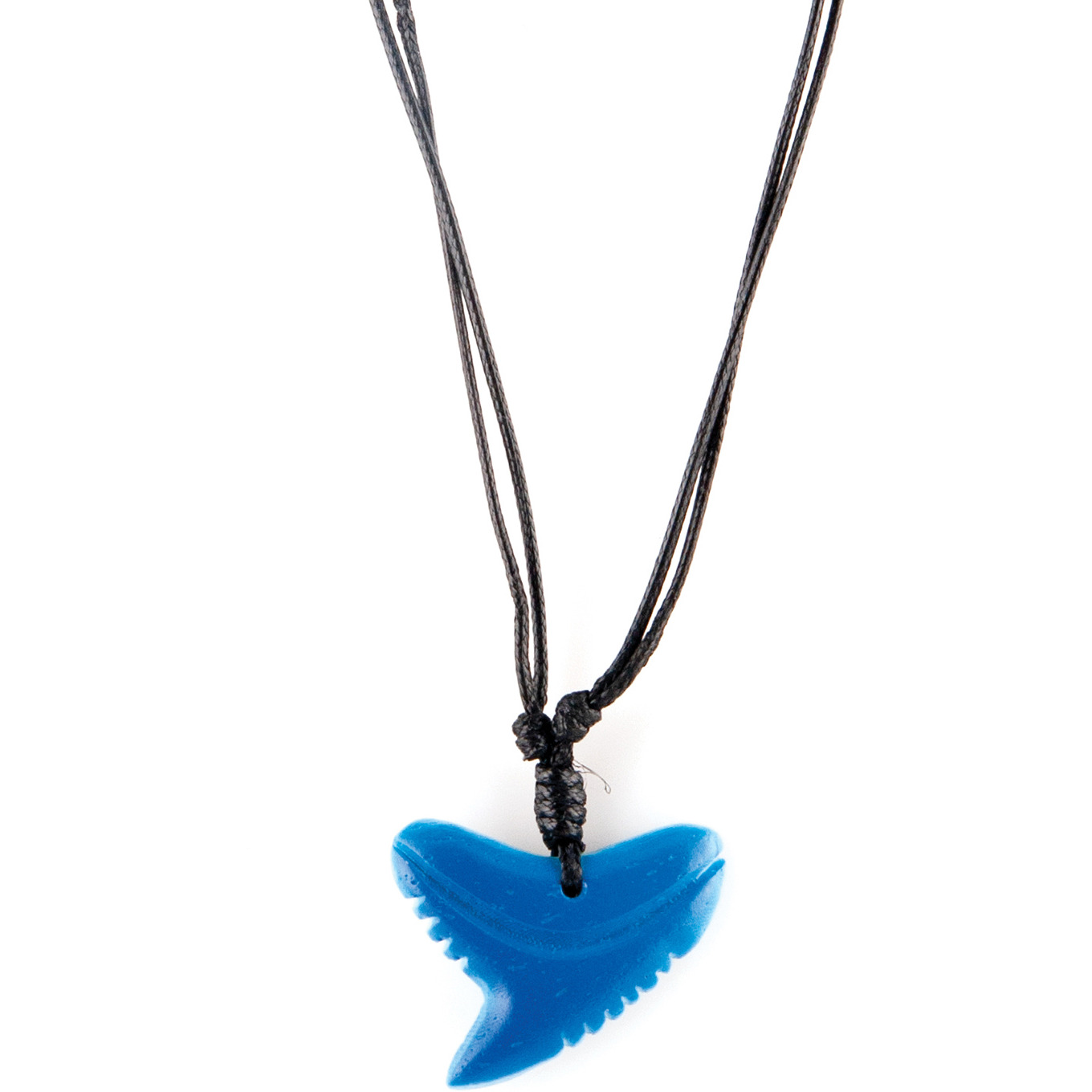 Color-Changing Necklace - Shark Tooth - White to Blue by DelSol for Women - 1 Pc Necklace