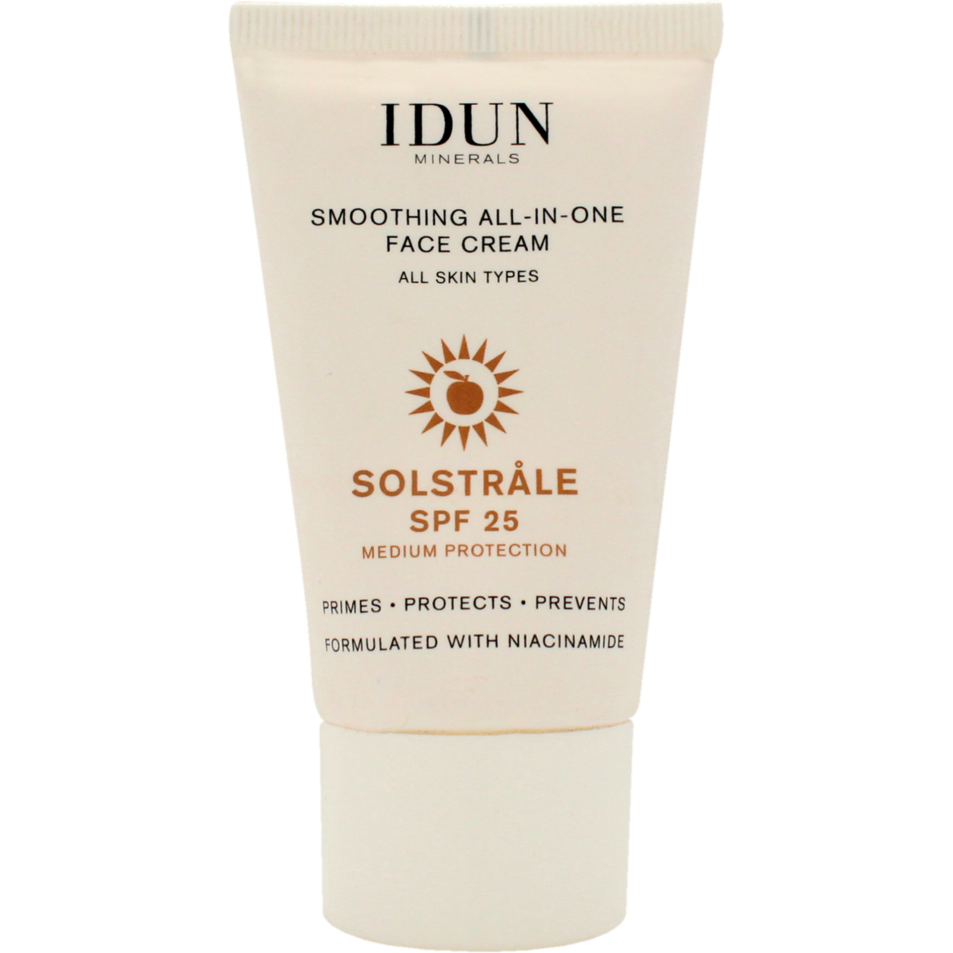 Smoothing All-In-One Face Cream SPF 25 by Idun Minerals for Women - 1 oz Cream
