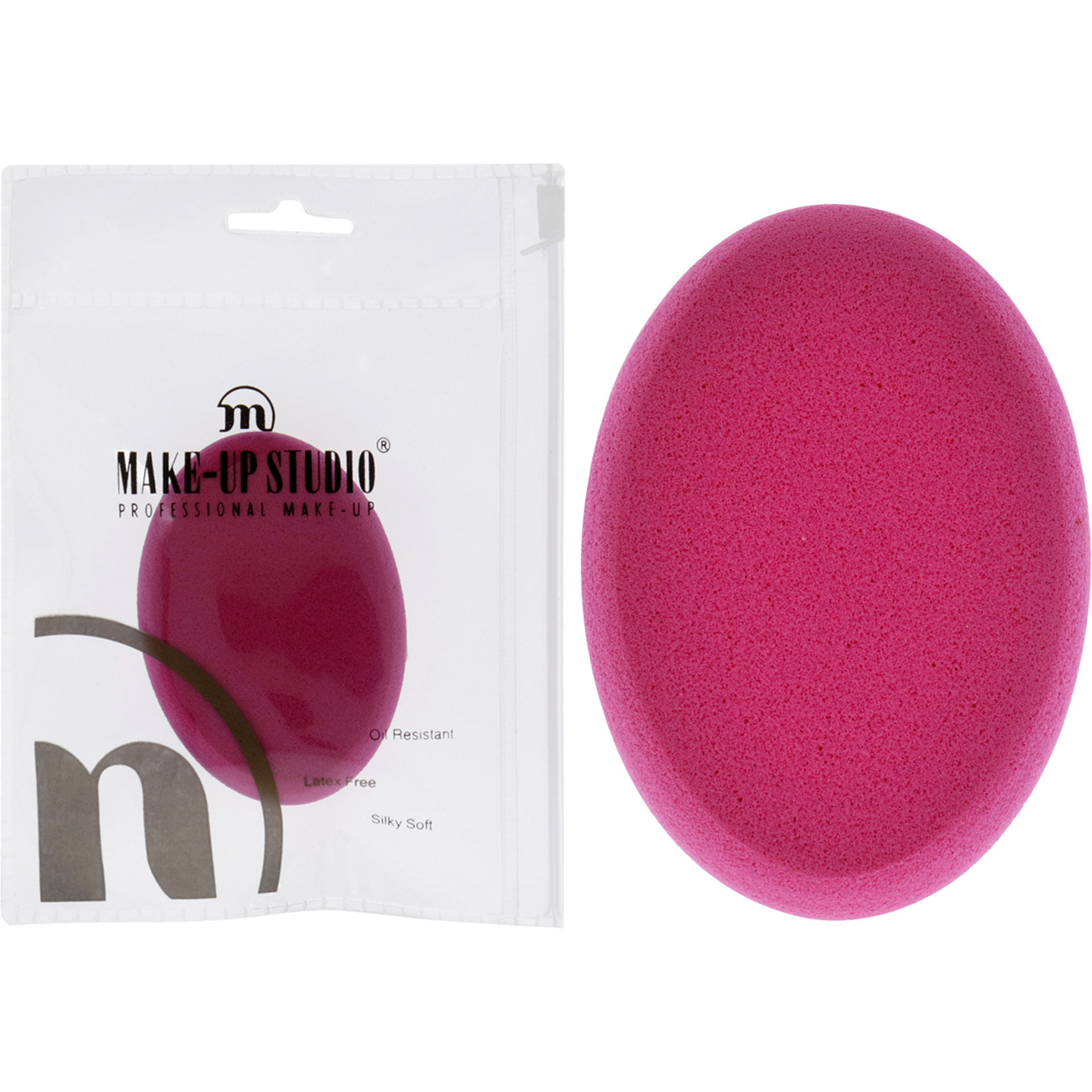 Oval Buffed Sponge Blending - Dark Pink by Make-Up Studio for Women - 1 Pc Sponge