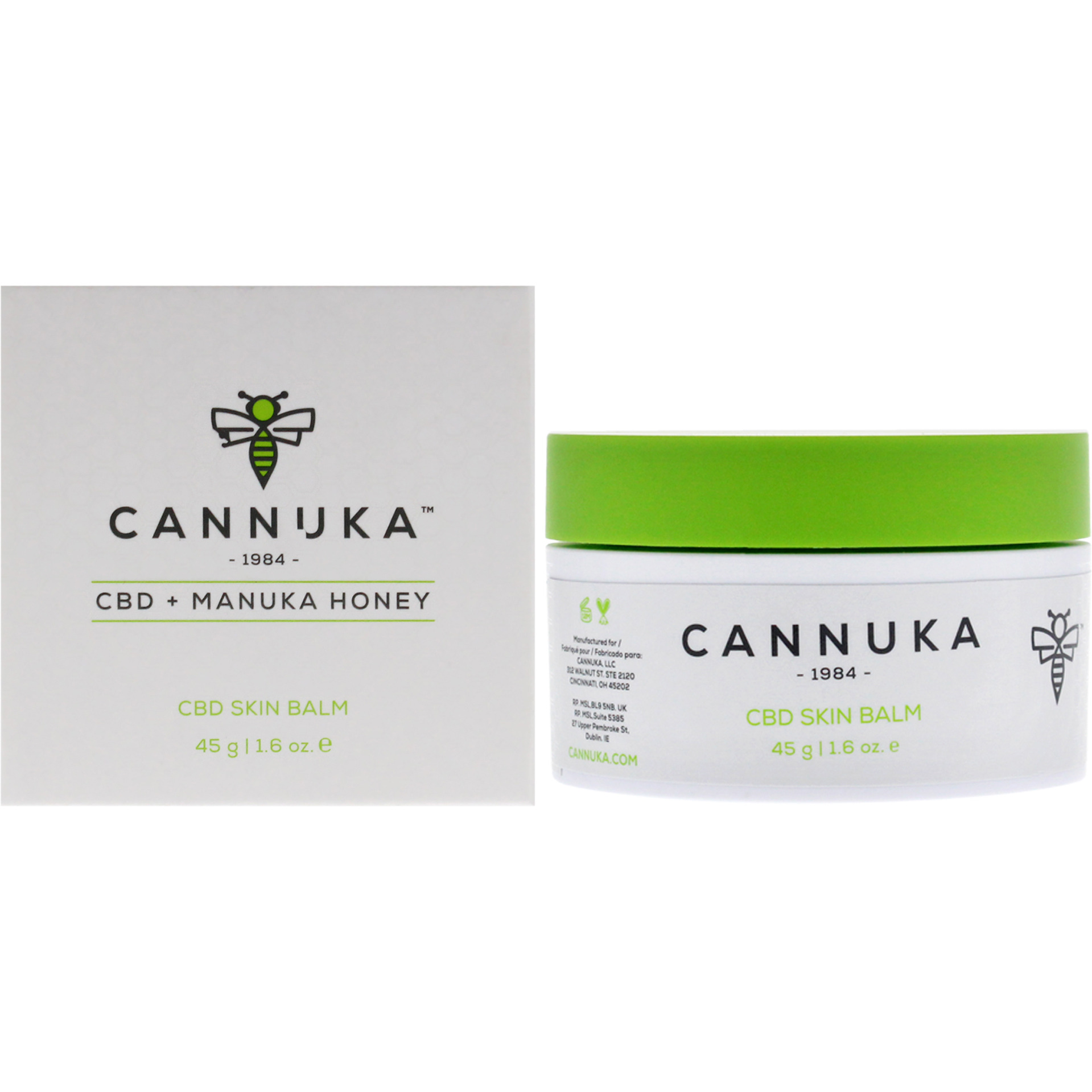 CBD Skin Balm by Cannuka for Unisex - 1.6 oz Balm