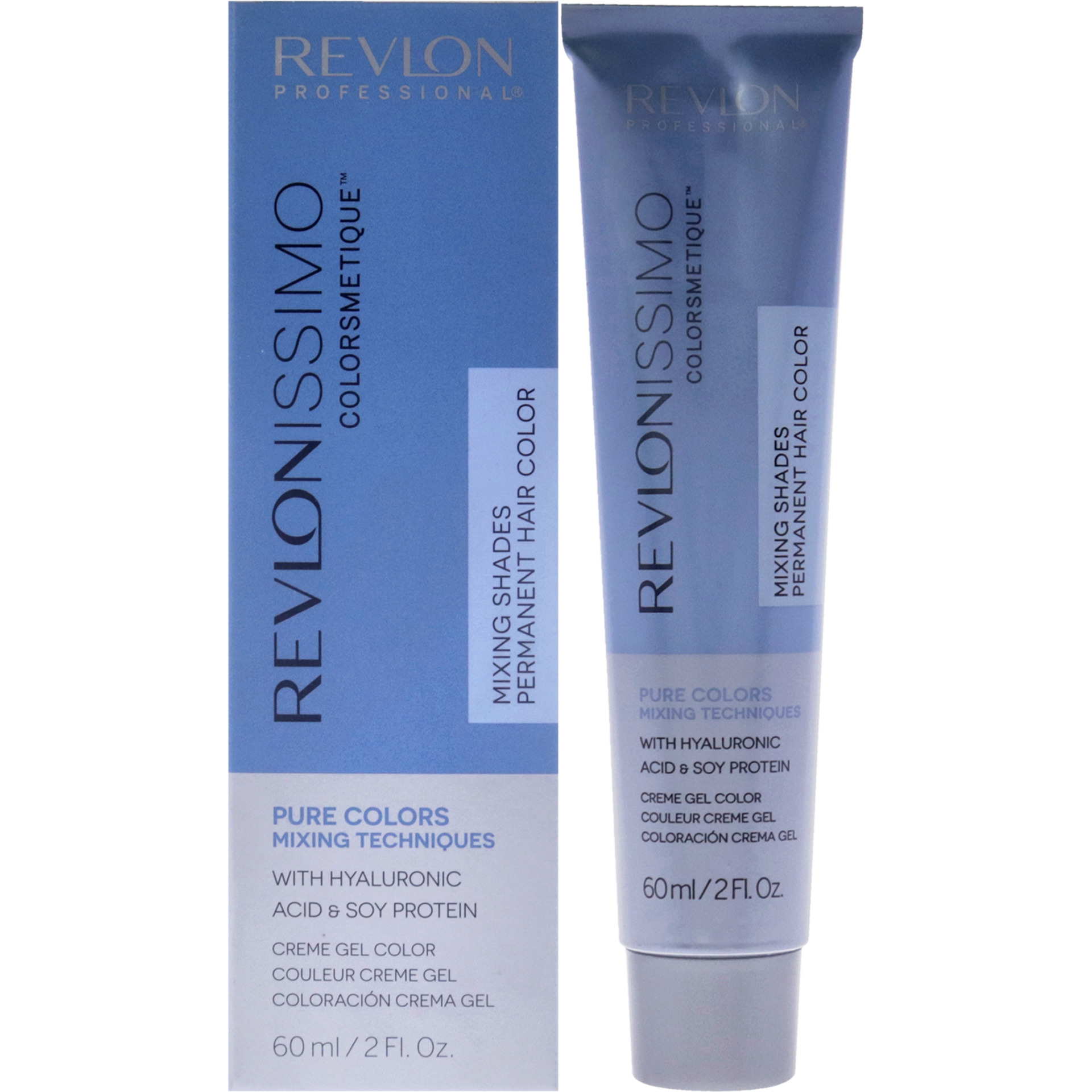 Revlonissimo Colorsmetique Pure Colors - 012 Iridescent Grey by Revlon for Unisex - 2 oz Hair Color