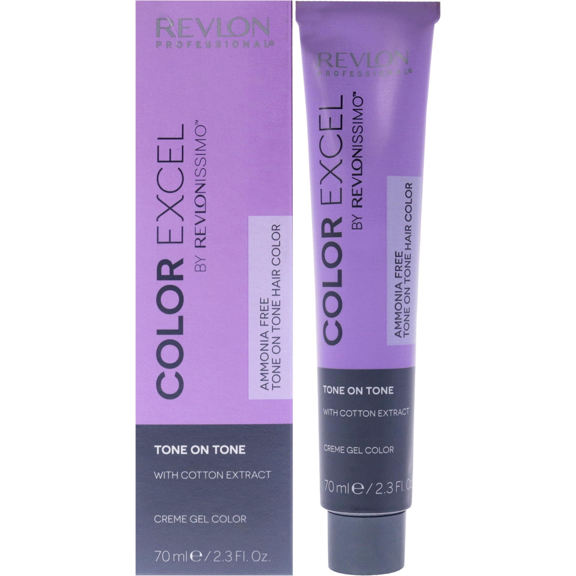 Revlonissimo Color Excel - 1 Black by Revlon for Unisex - 2.3 oz Hair Color
