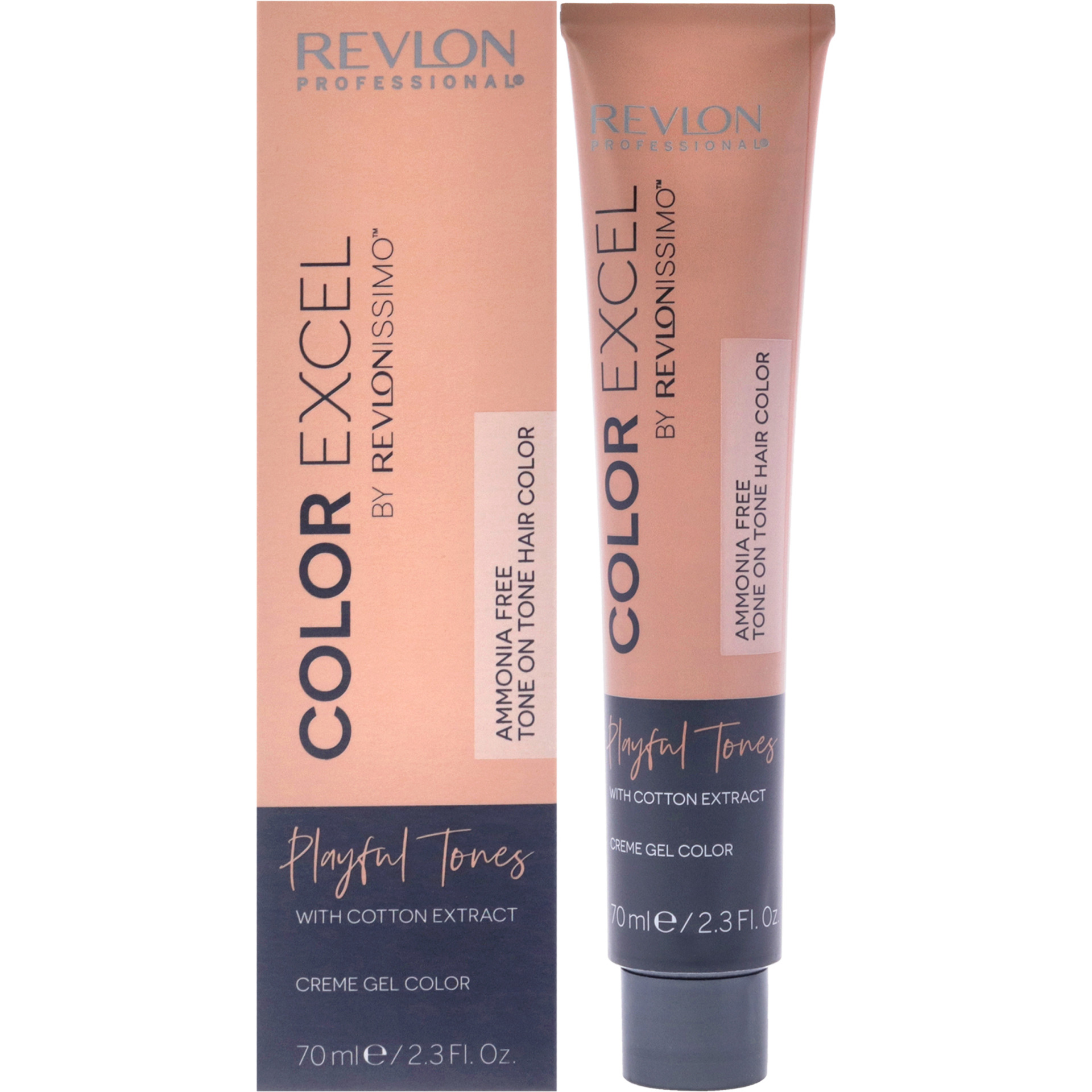 Revlonissimo Color Excel - 400 Peach by Revlon for Unisex - 2.3 oz Hair Color