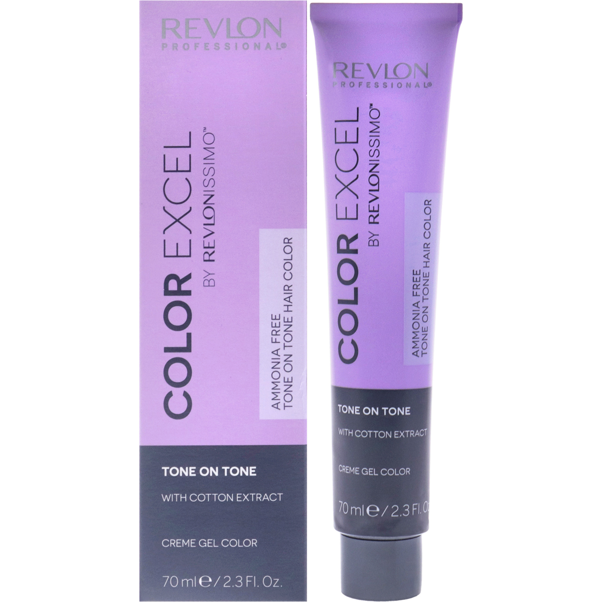 Revlonissimo Color Excel - 4.65 Medium Red Mahogany Brown by Revlon for Unisex - 2.3 oz Hair Color