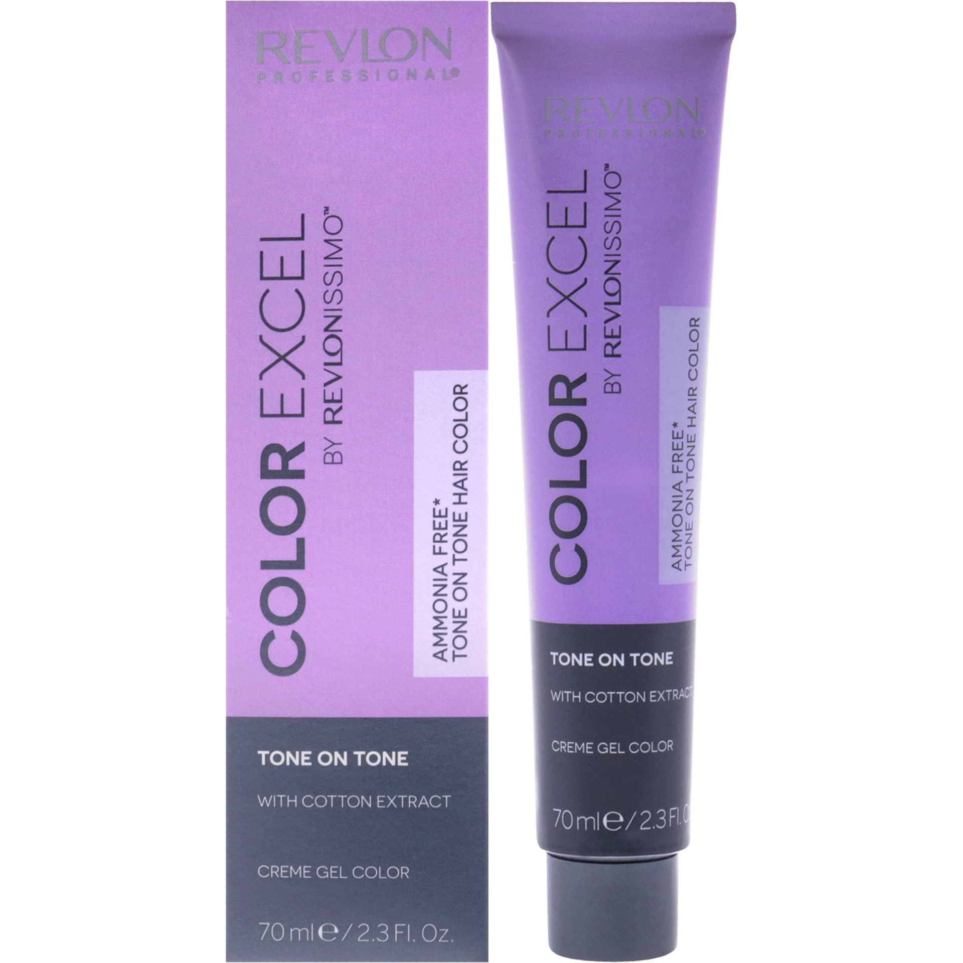 Revlonissimo Color Excel - 7.24 Medium Iridescent Copper Blonde by Revlon for Unisex - 2.3 oz Hair Color