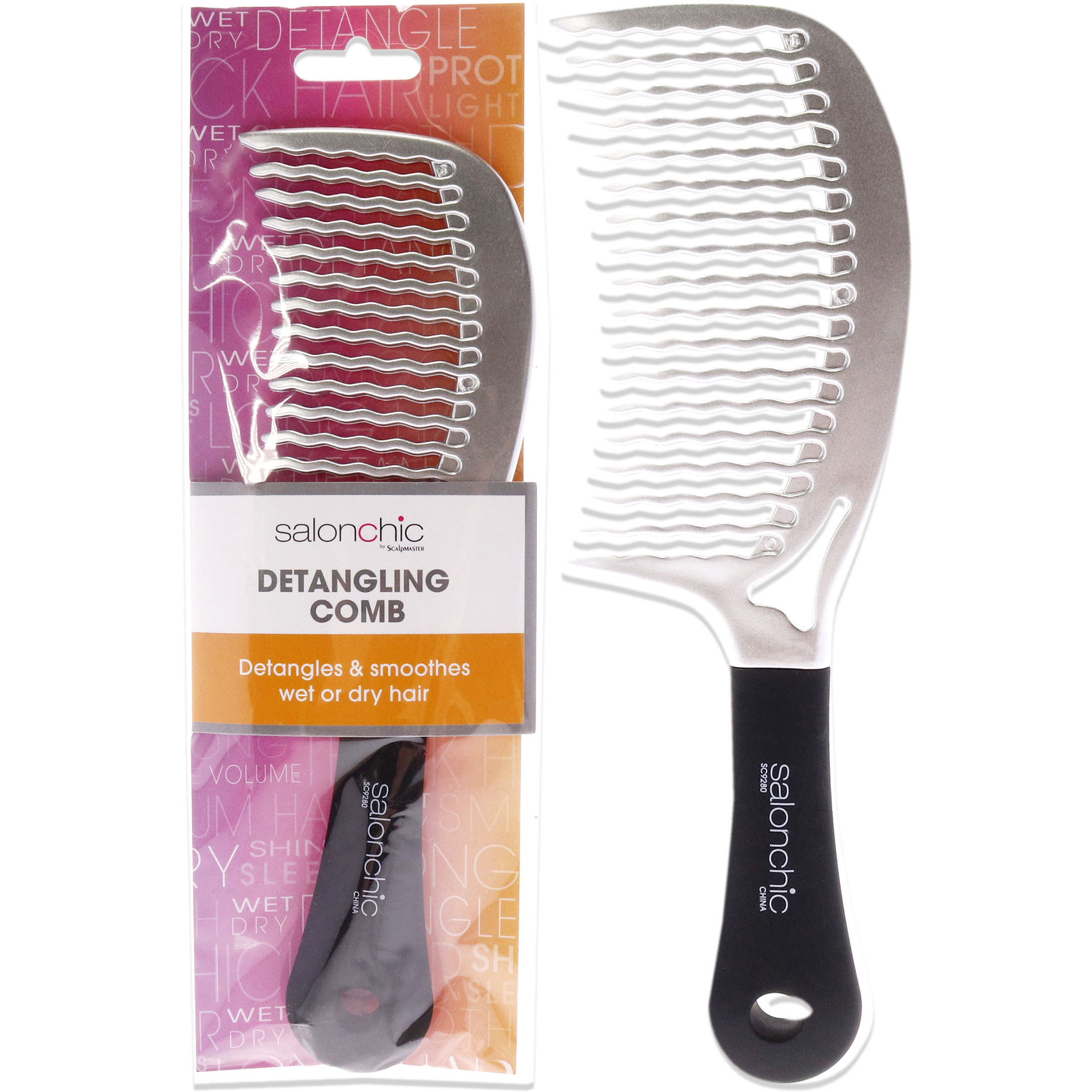 Detangling Comb 8.5 by SalonChic for Unisex - 1 Pc Comb