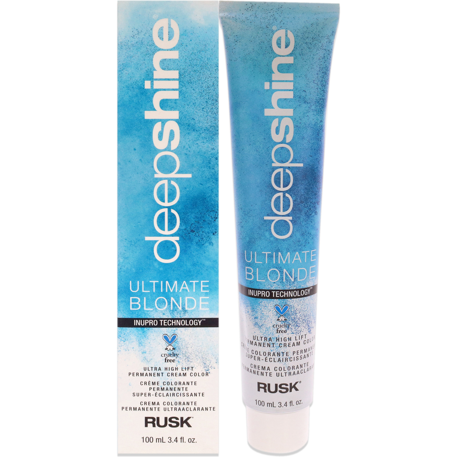 Deepshine Ultra High Lift Blonde - BN Beige Natural by Rusk for Unisex - 3.4 oz Hair Color