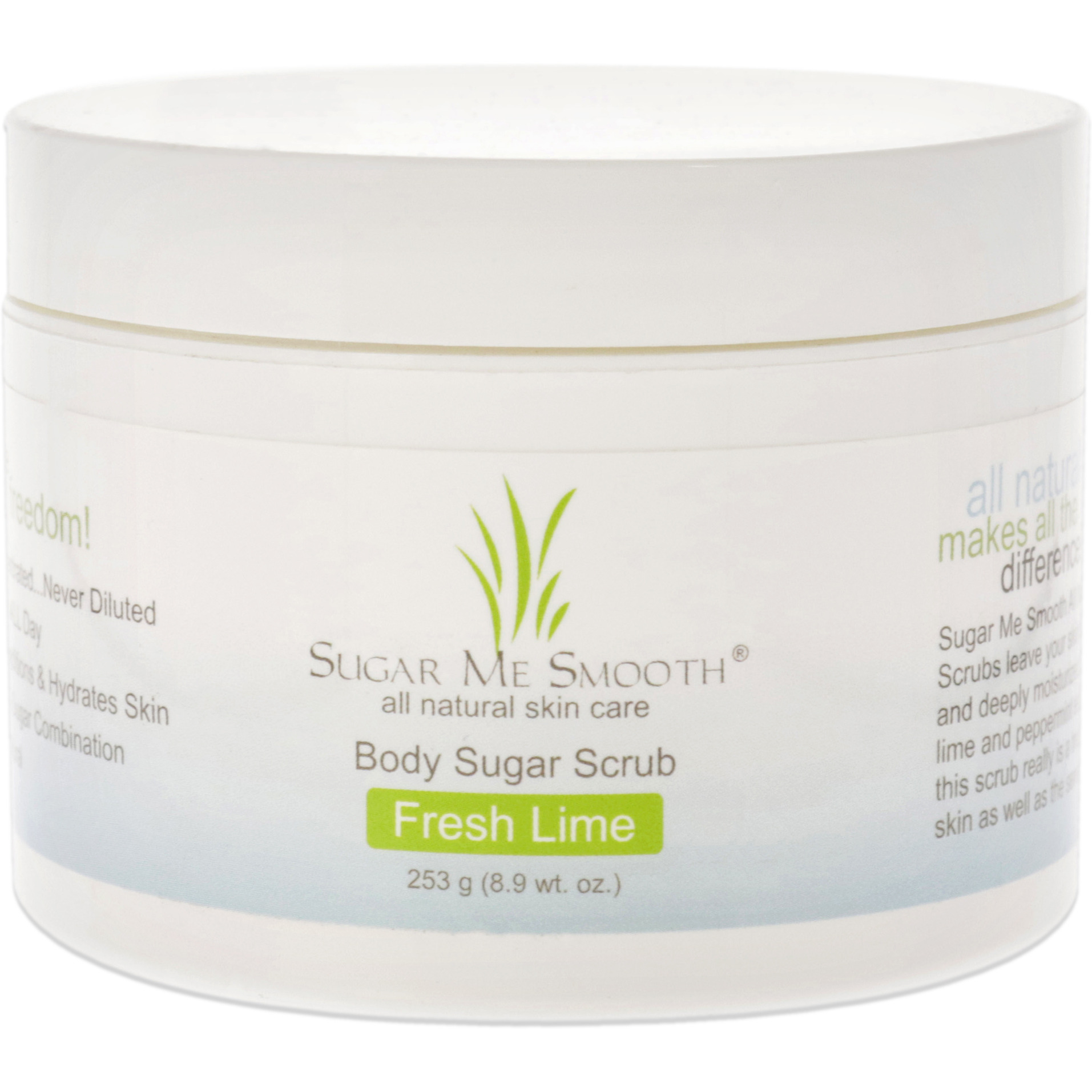 Body Sugar Scrub - Fresh Lime by Sugar Me Smooth for Unisex - 8.9 oz Scrub