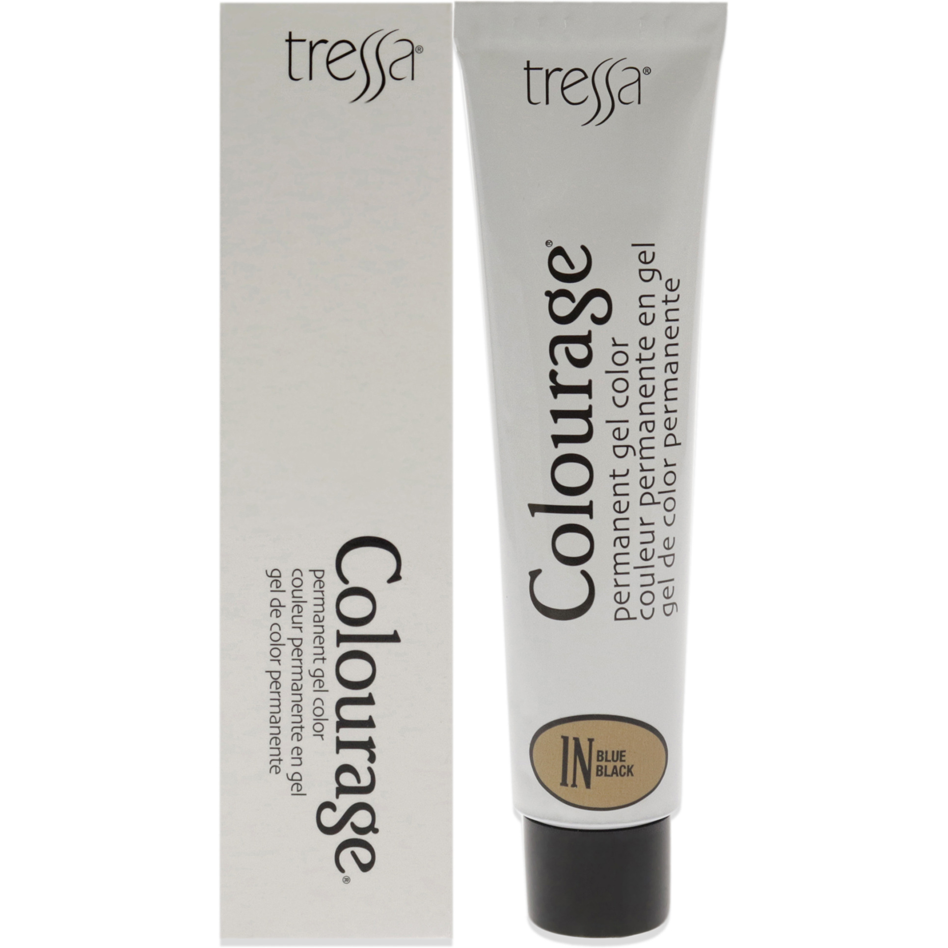 Colourage Permanent Gel Color - 1N Blue Black by Tressa for Unisex - 2 oz Hair Color