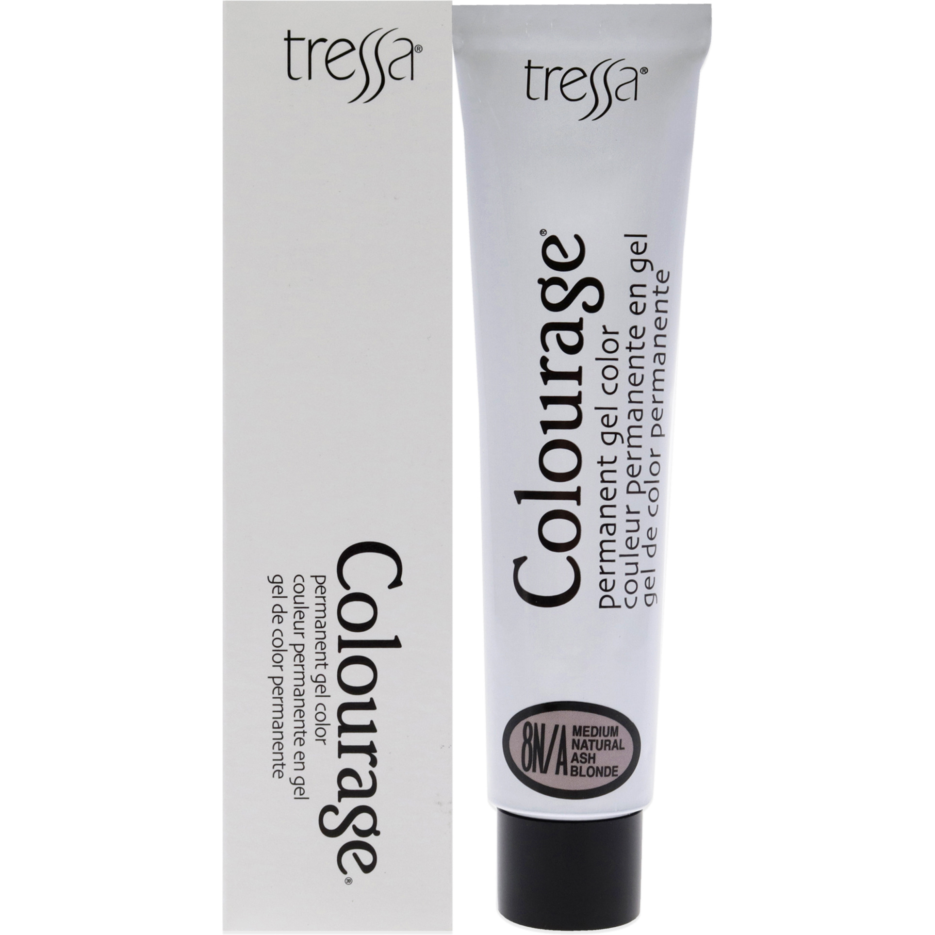 Colourage Permanent Gel Color - 8NA Natural Ash by Tressa for Unisex - 2 oz Hair Color