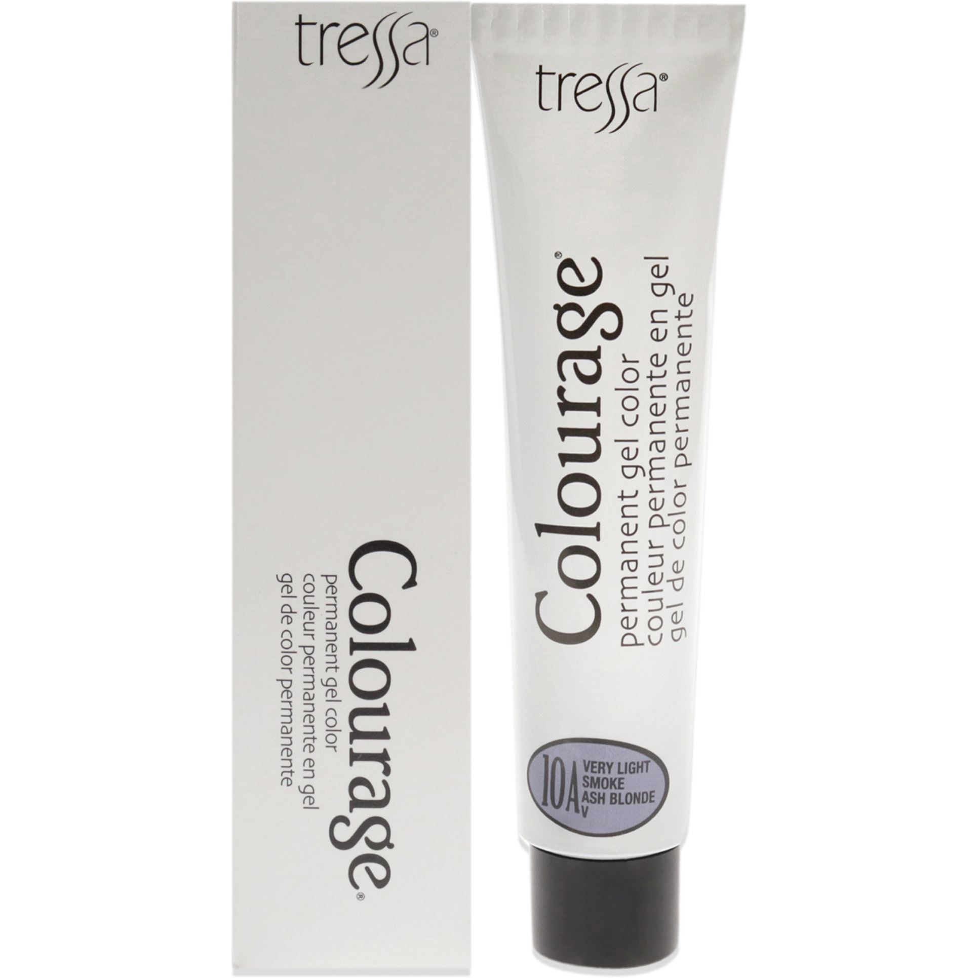 Colourage Permanent Gel Color - 10A Very Light Smoke Ash Blonde by Tressa for Unisex - 2 oz Hair Color