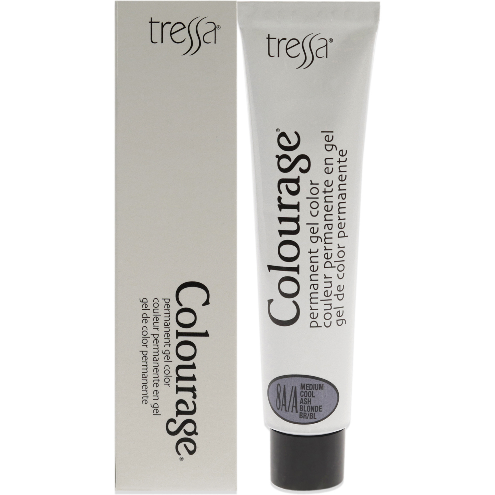 Colourage Permanent Gel Color - 8AA Medium Cool Ash Blonde by Tressa for Unisex - 2 oz Hair Color