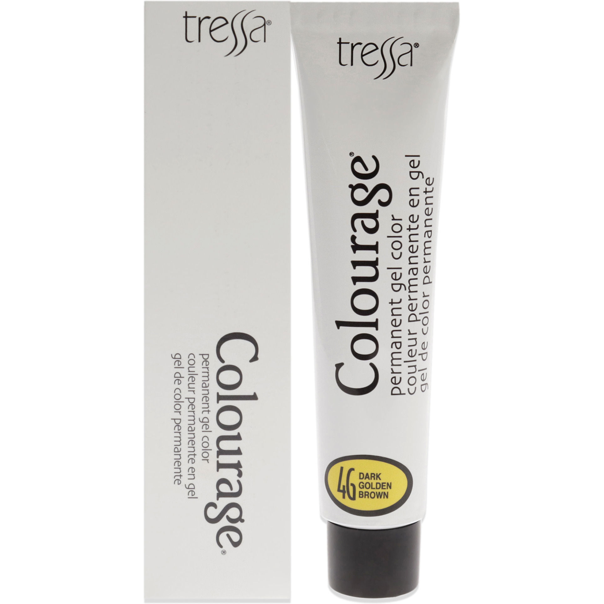 Colourage Permanent Gel Color - 4G Dark Golden Brown by Tressa for Unisex - 2 oz Hair Color