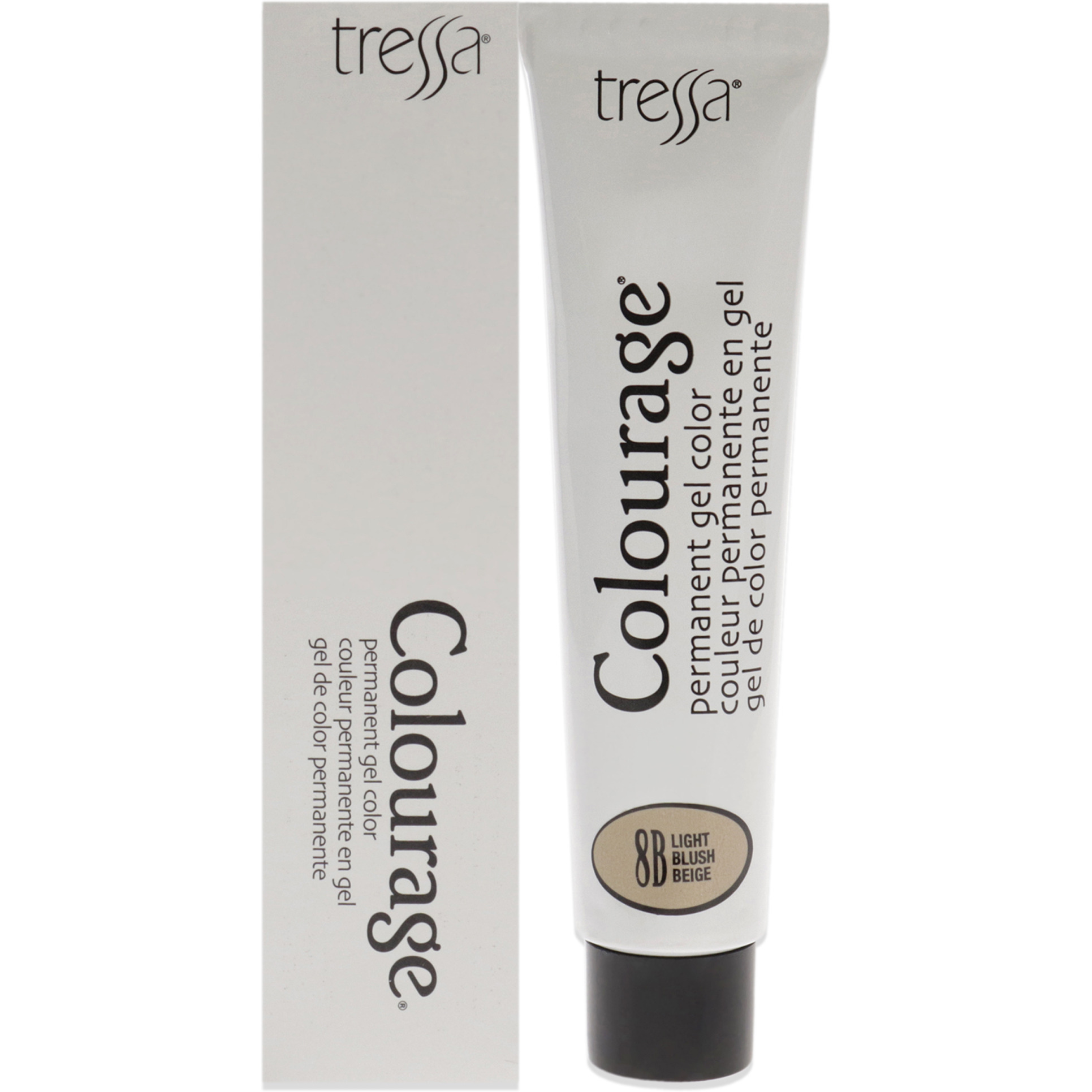 Colourage Permanent Gel Color - 8B Light Blush Beige by Tressa for Unisex - 2 oz Hair Color