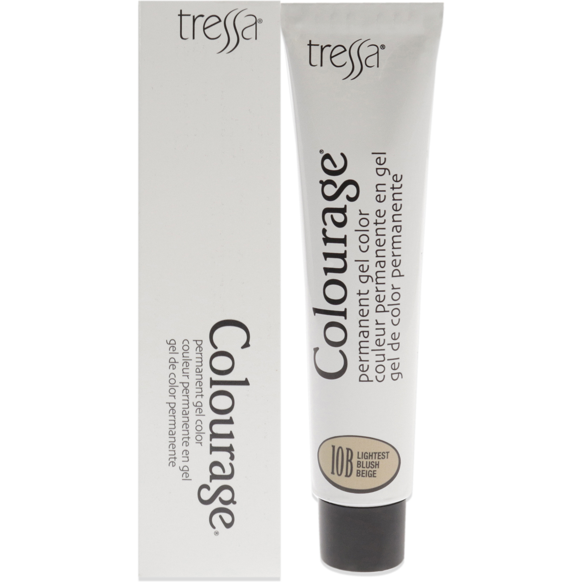 Colourage Permanent Gel Color - 10B Lightest Blush Beige by Tressa for Unisex - 2 oz Hair Color