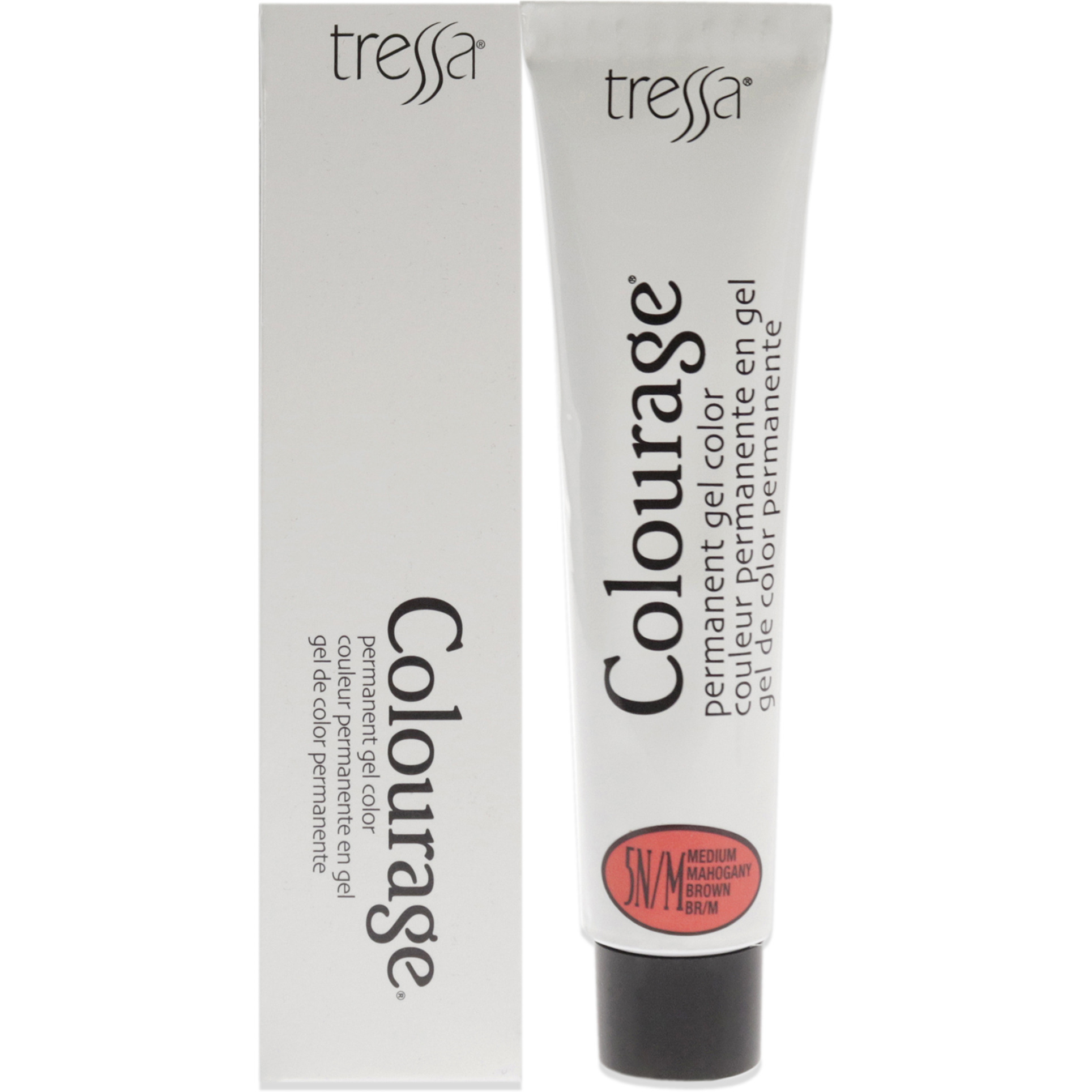 Colourage Permanent Gel Color - 5NM Medium Mahogany Brown by Tressa for Unisex - 2 oz Hair Color