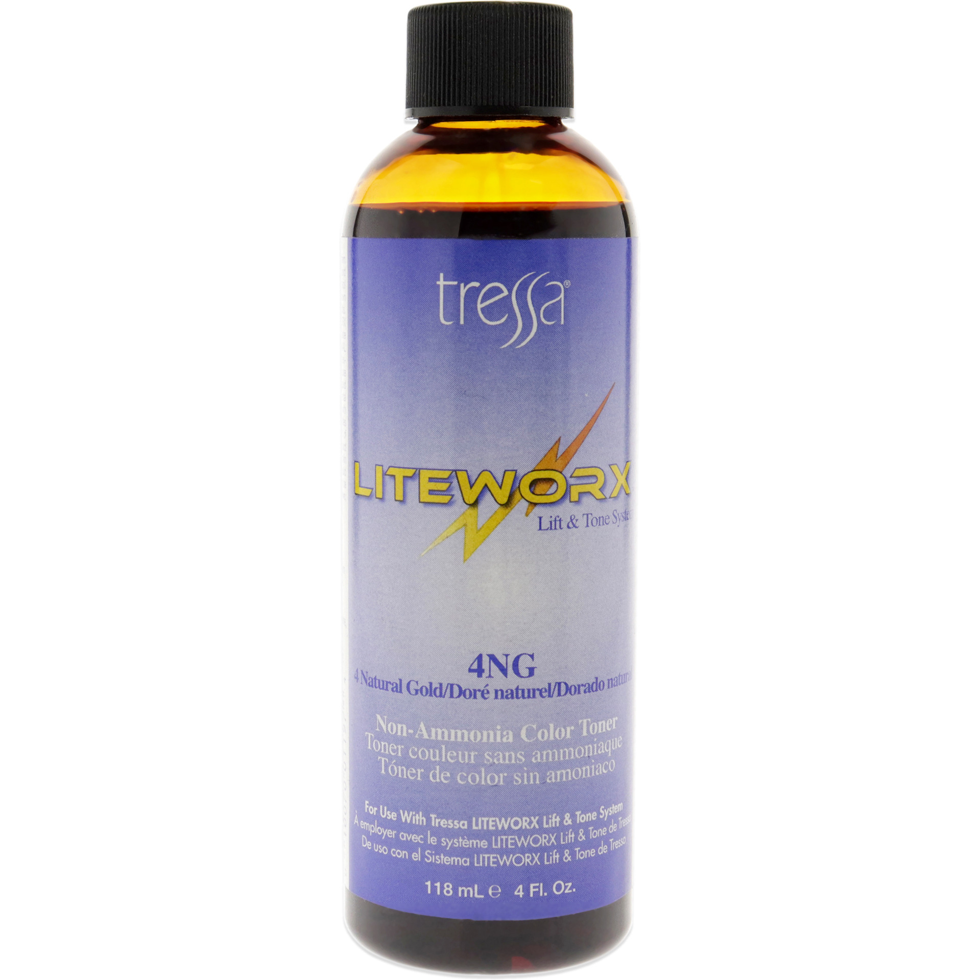 Liteworx Toner - 4NG Natural Gold by Tressa for Unisex - 4 oz Toner