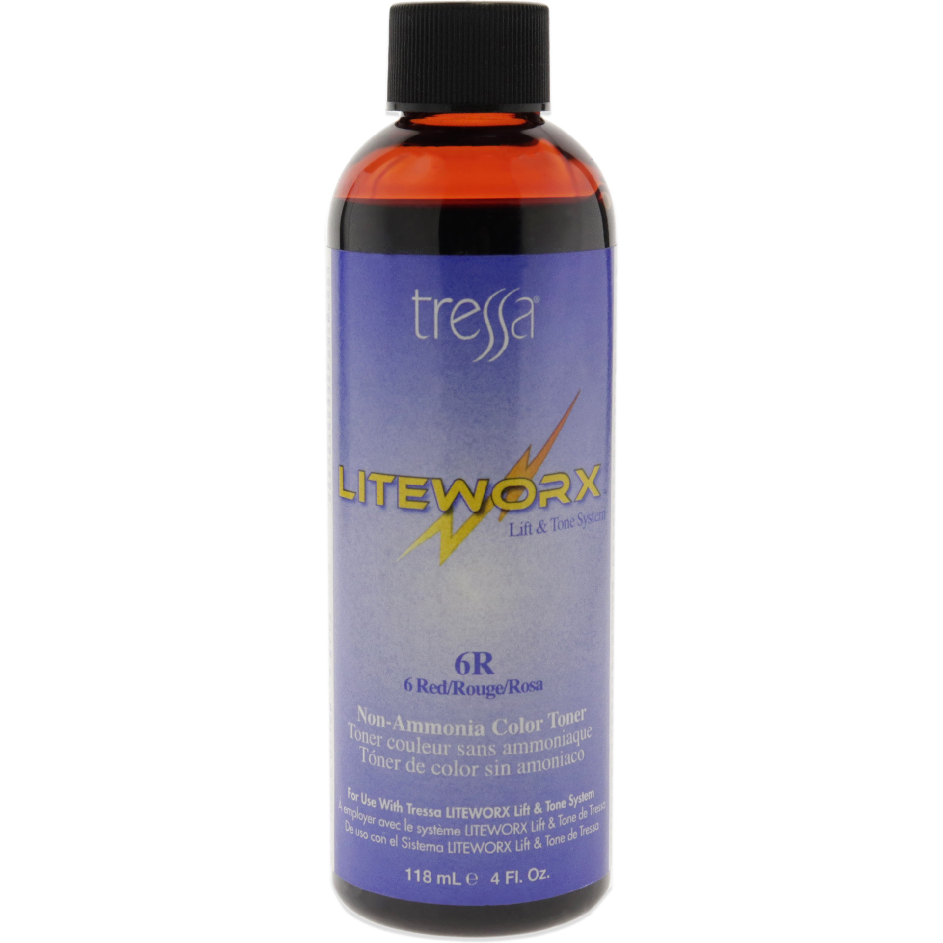 Liteworx Toner - 6R Red by Tressa for Unisex - 4 oz Toner