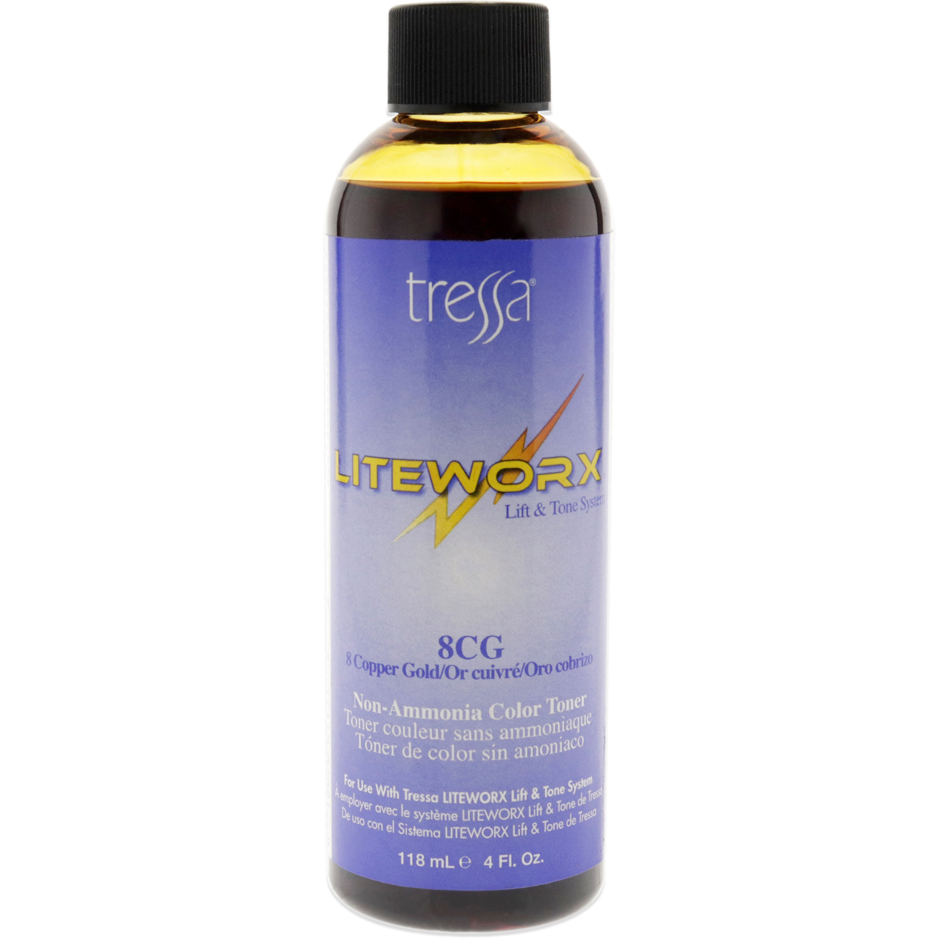 Liteworx Toner - 8CG Copper Gold by Tressa for Unisex - 4 oz Toner