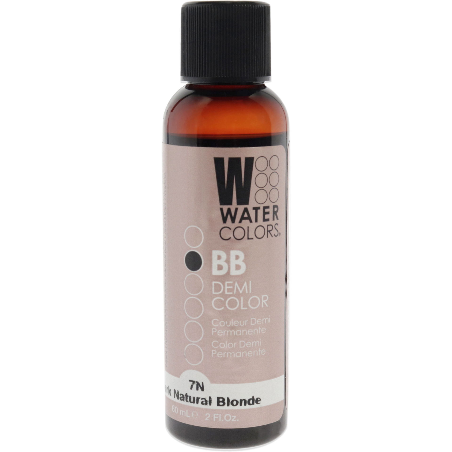 Watercolors BB Demi-Permanent Hair Color - 7N Dark Natural Blonde by Tressa for Unisex - 2 oz Hair Color