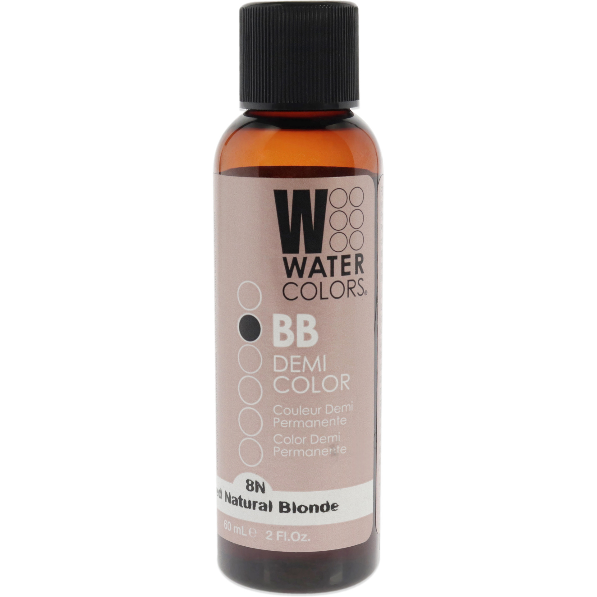Watercolors BB Demi-Permanent Hair Color - 8N Medium Natural Blonde by Tressa for Unisex - 2 oz Hair Color