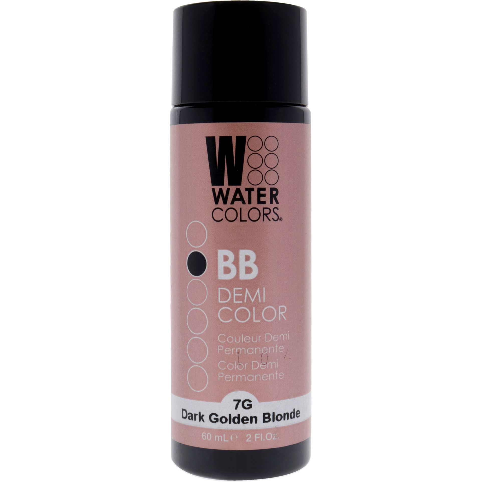 Watercolors BB Demi-Permanent Hair Color - 7G Dark Golden Blonde by Tressa for Unisex - 2 oz Hair Color