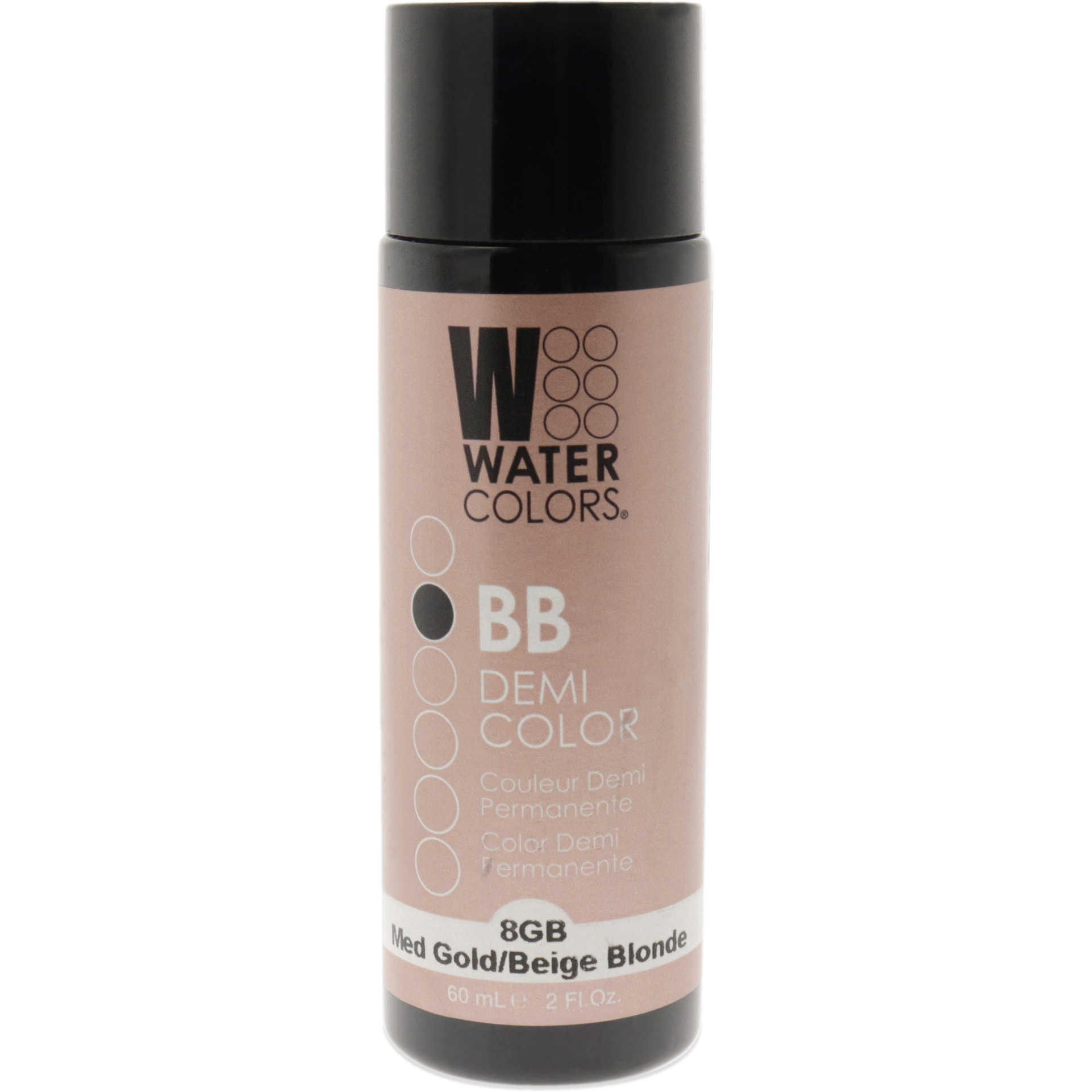 Watercolors BB Demi-Permanent Hair Color - 8GB Medium Golden Beige Blonde by Tressa for Unisex - 2 oz Hair Color