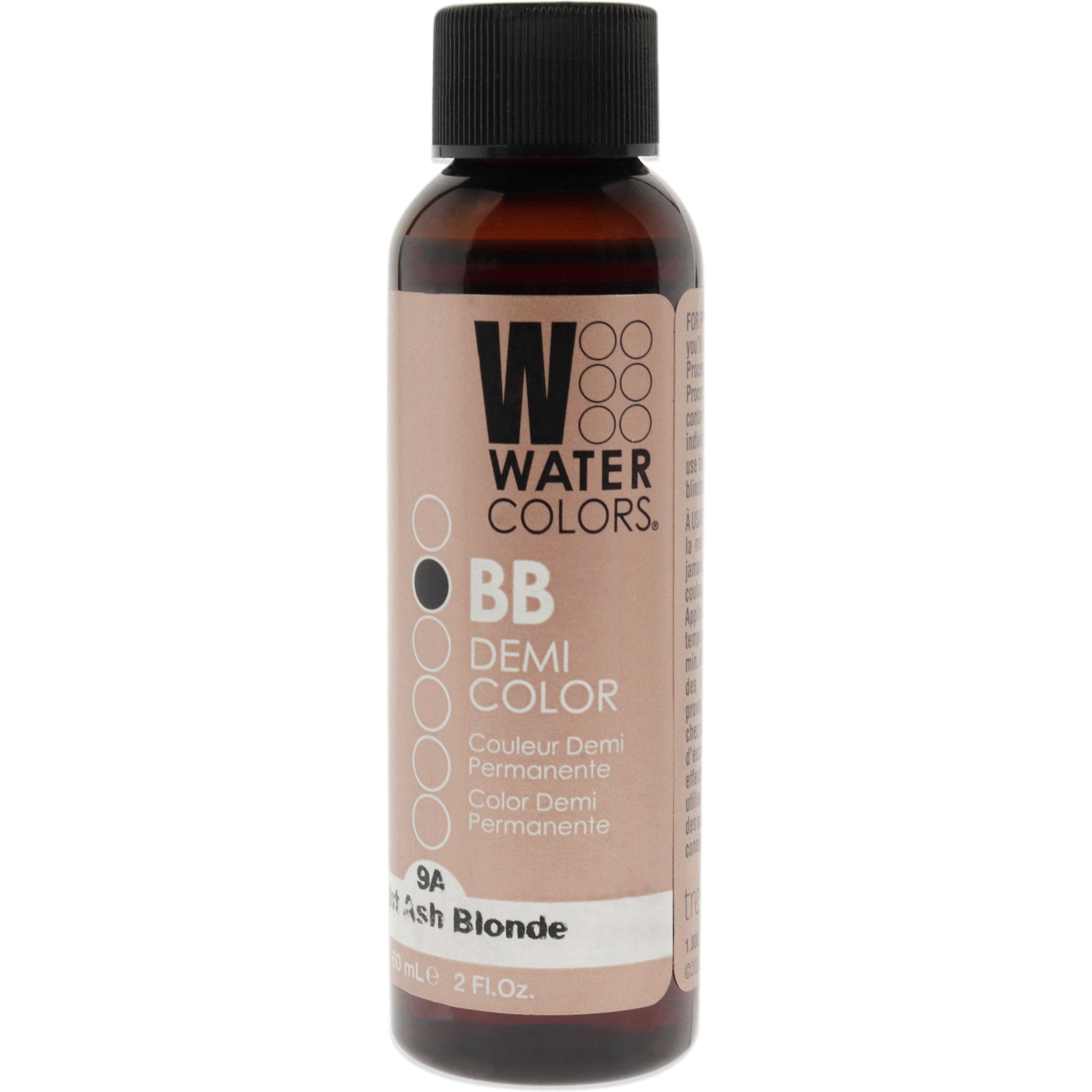 Watercolors BB Demi-Permanent Hair Color - 9A Light Ash Blonde by Tressa for Unisex - 2 oz Hair Color