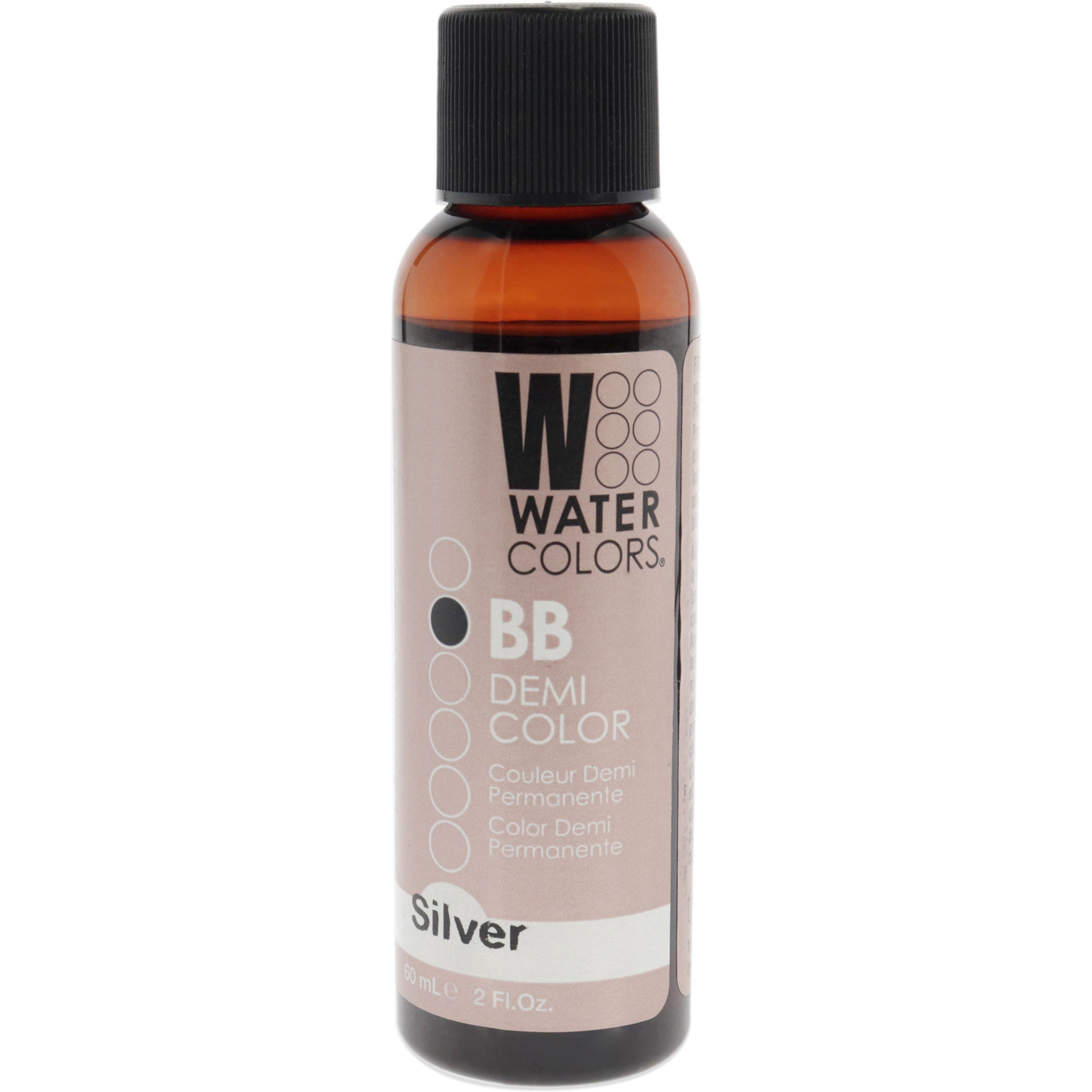 Watercolors BB Demi-Permanent Hair Color - Silver by Tressa for Unisex - 2 oz Hair Color