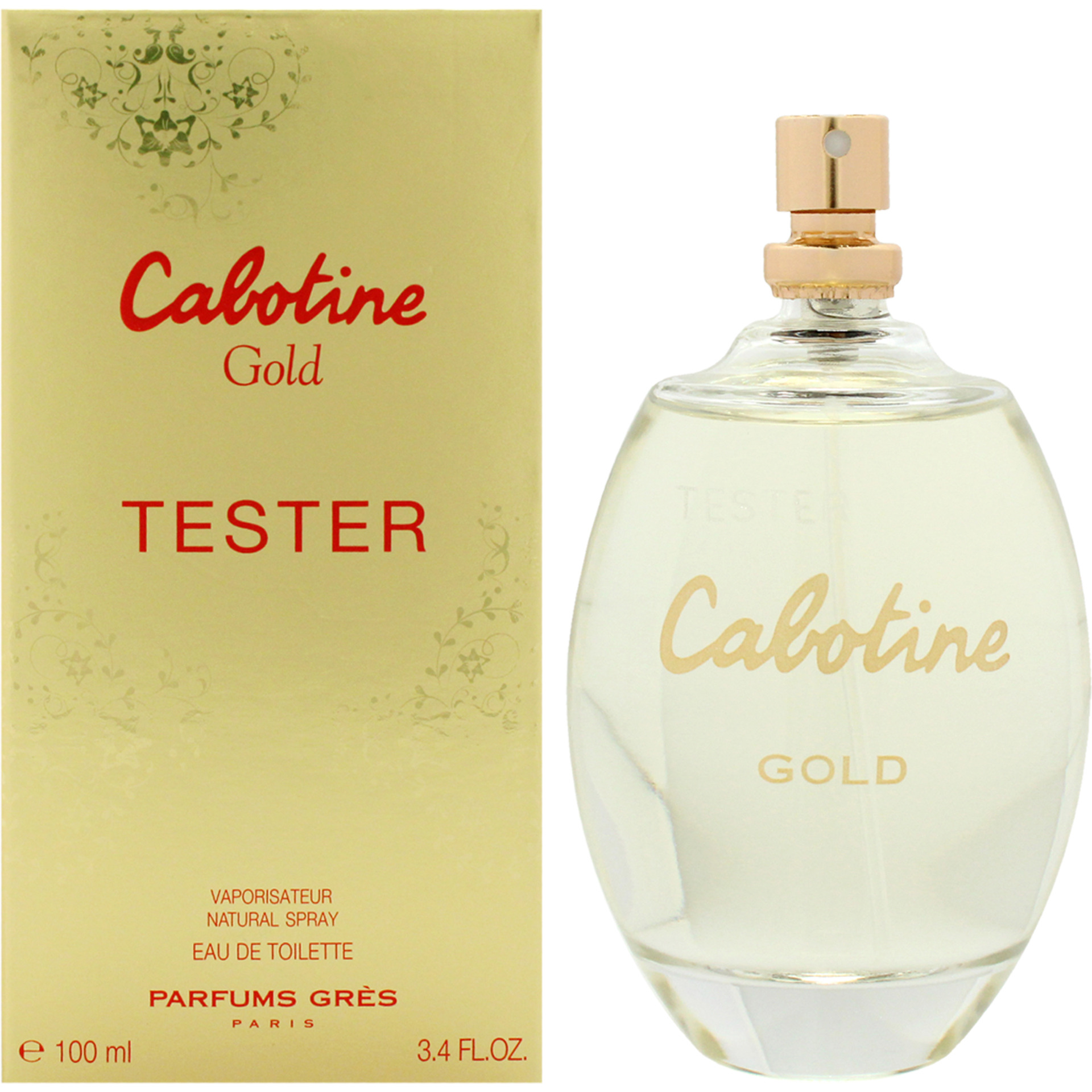 Cabotine Gold by Parfums Gres for Women - 3.4 oz EDT Spray (Tester)