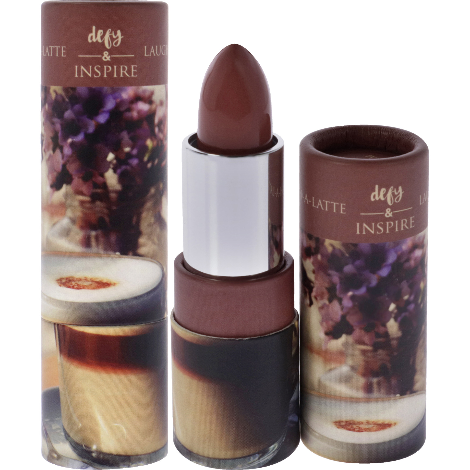 Cream Lipstick - 02 Laugh-A-Latte by Defy and Inspire for Women - 0.134 oz Lipstick