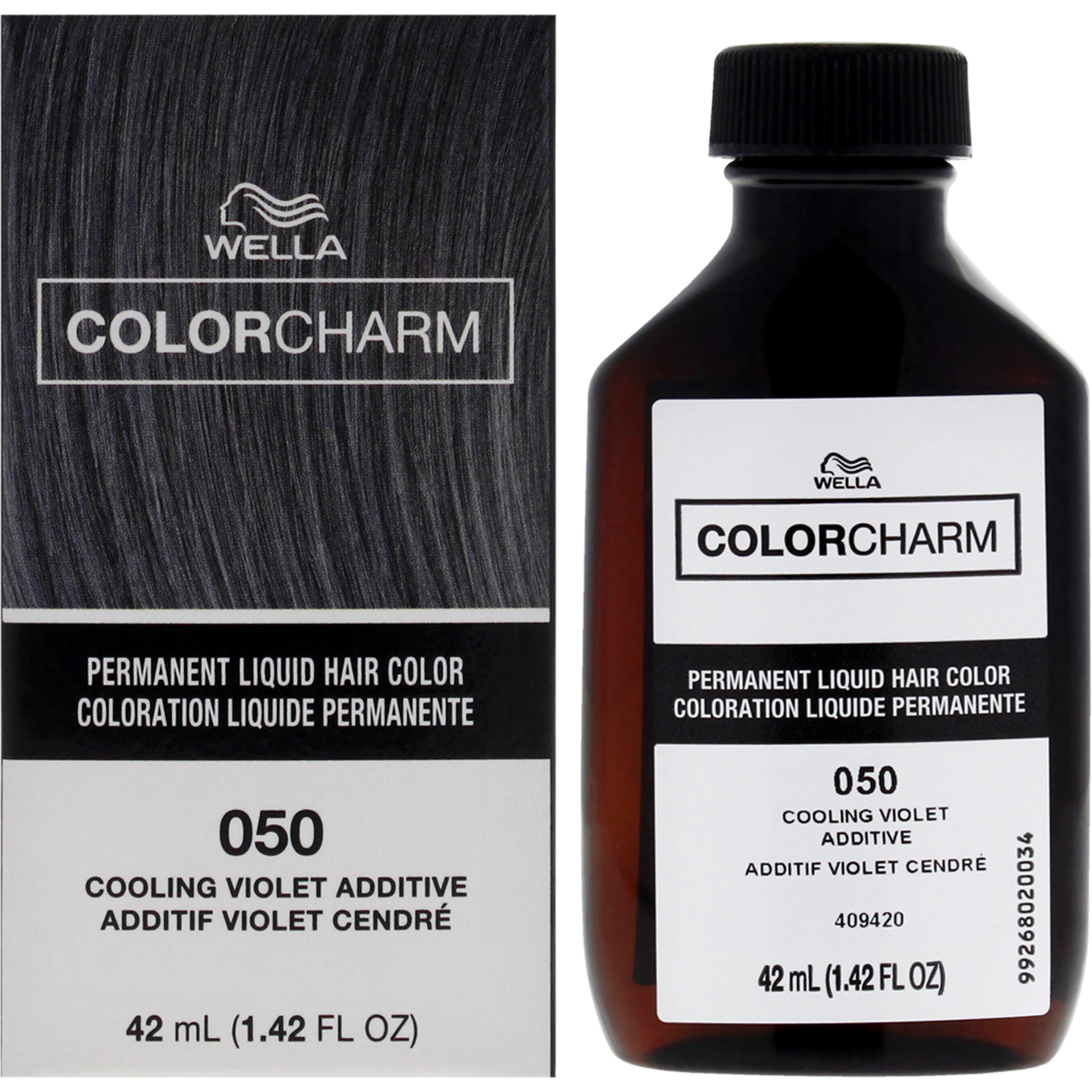 Color Charm Permanent Liquid Hair Color - 050 Cooling Violet Additive by Wella for Unisex - 1.42 oz Hair Color