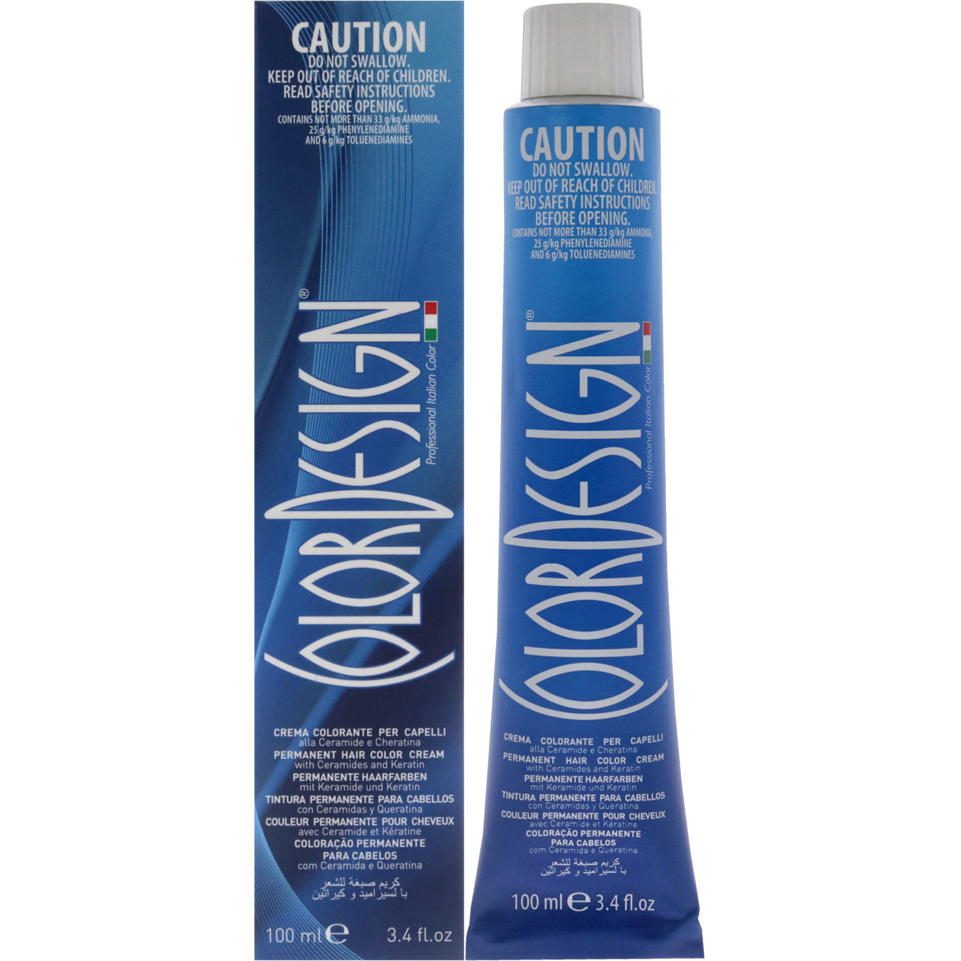 Permanent Hair Color - 5.01 Light Ash Natural Brown by ColorDesign for Unisex - 3.4 oz Hair Color