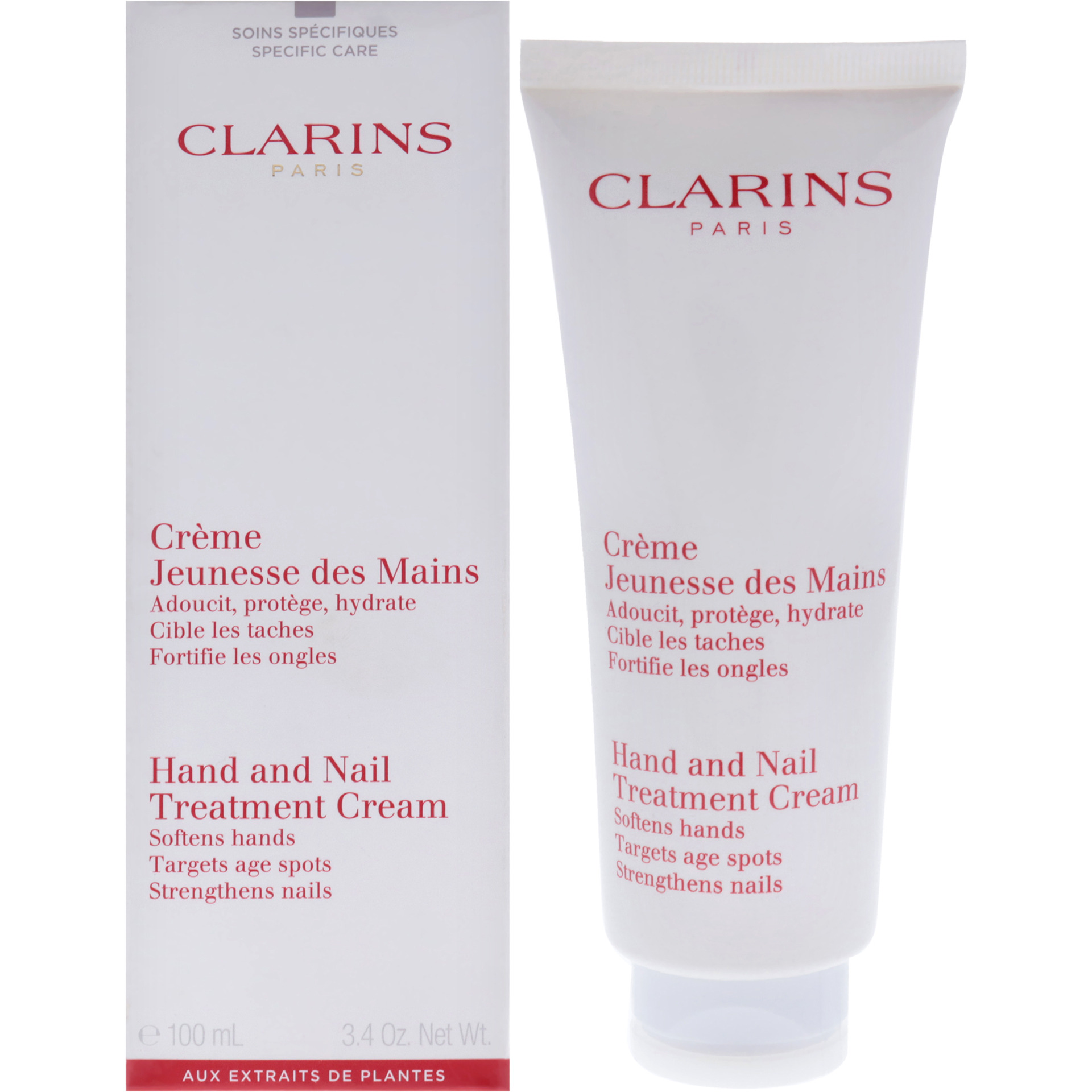 Hand and Nail Treatment Cream by Clarins for Unisex - 3.4 oz Cream (Tester)