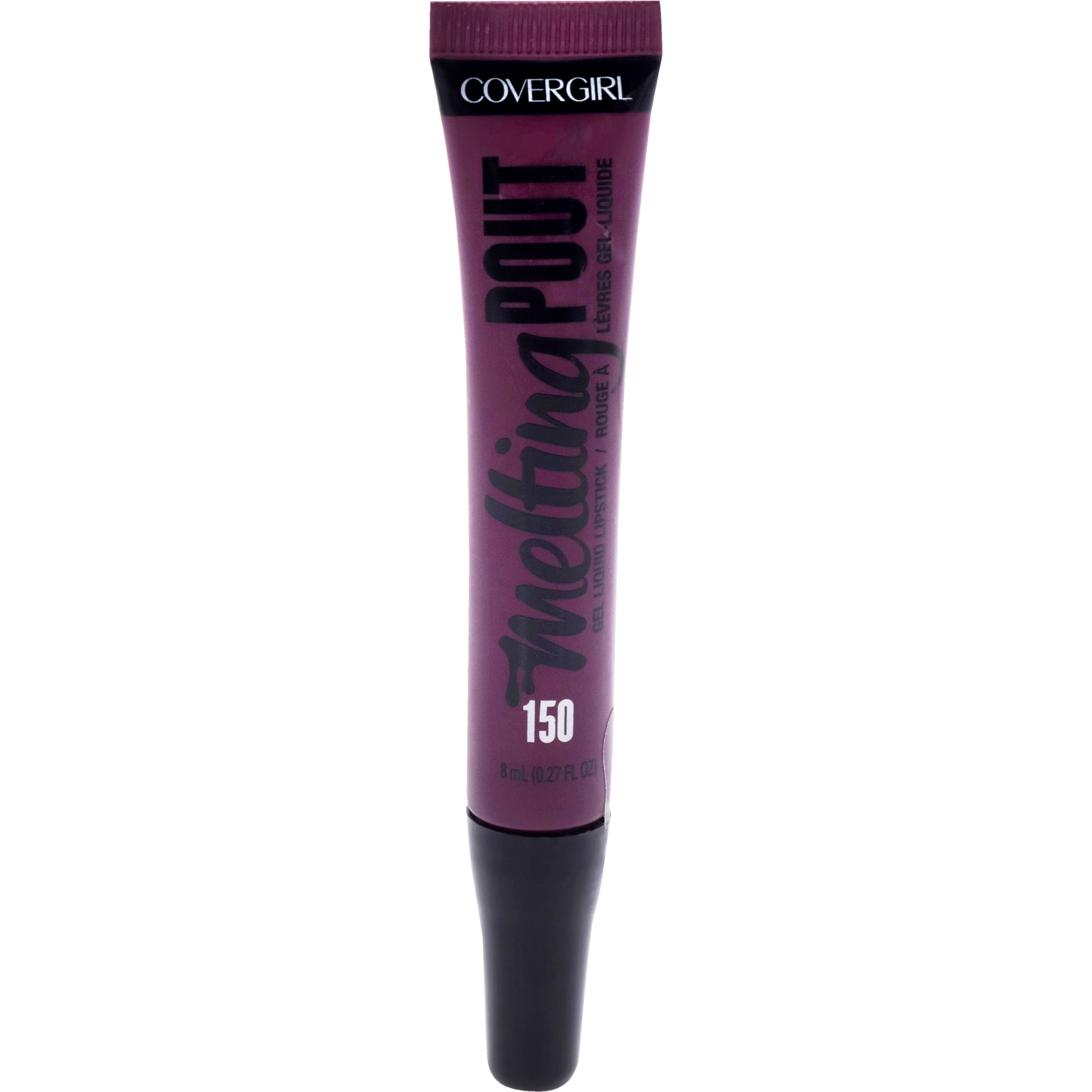 Melting Pout Gel Liquid Lipstick - 150 Raspberry Gelly by CoverGirl for Women - 0.27 oz Lipstick