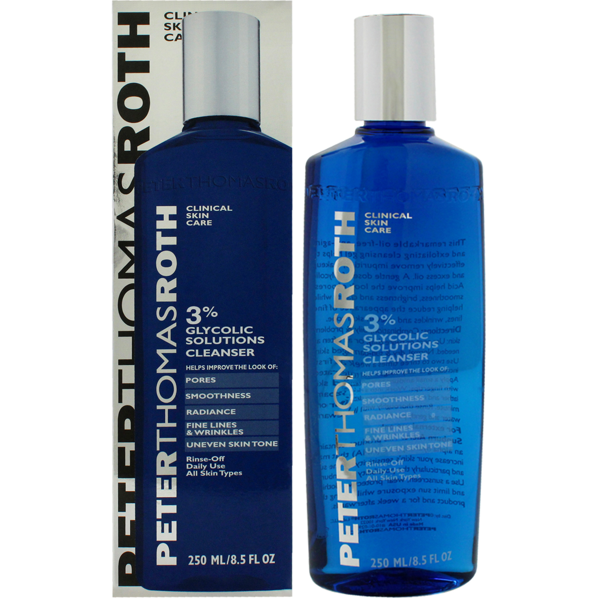 Glycolic 3 Percent Solutions Cleanser by Peter Thomas Roth for Unisex - 8.5 oz Cleanser (Tester)