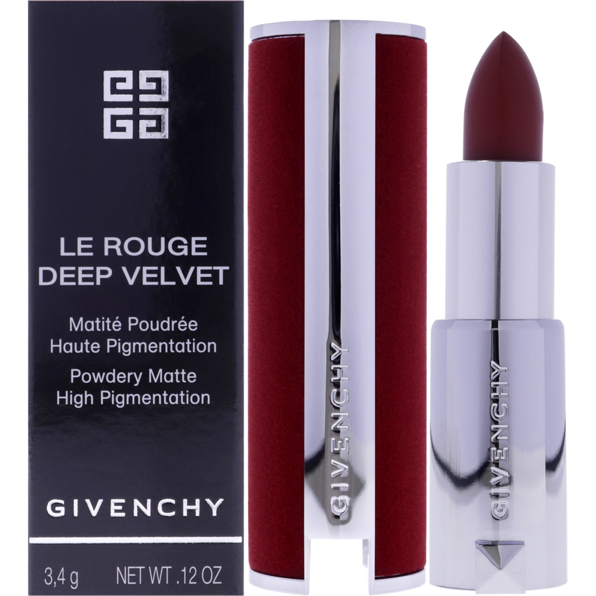 Le Rouge Deep Velvet Matte Lipstick - 37 Rouge by Givenchy for Women - 0.12 oz Lipstick