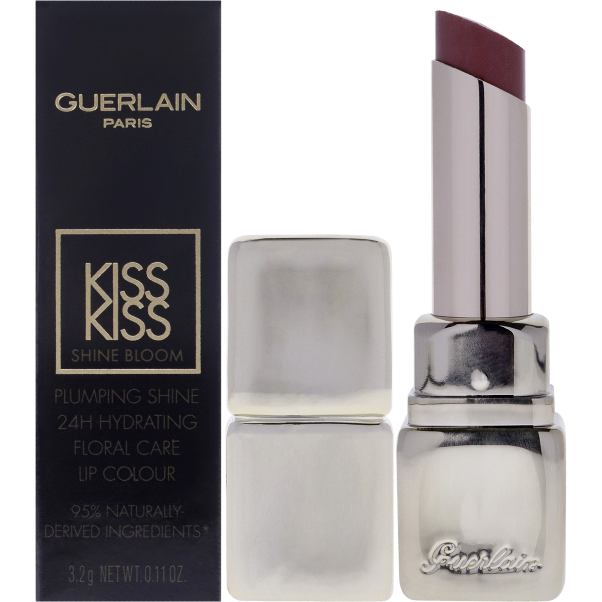 Kiss Kiss Shine Bloom Lipstick - 109 Lily Caress by Guerlain for Women - 0.11 oz Lipstick